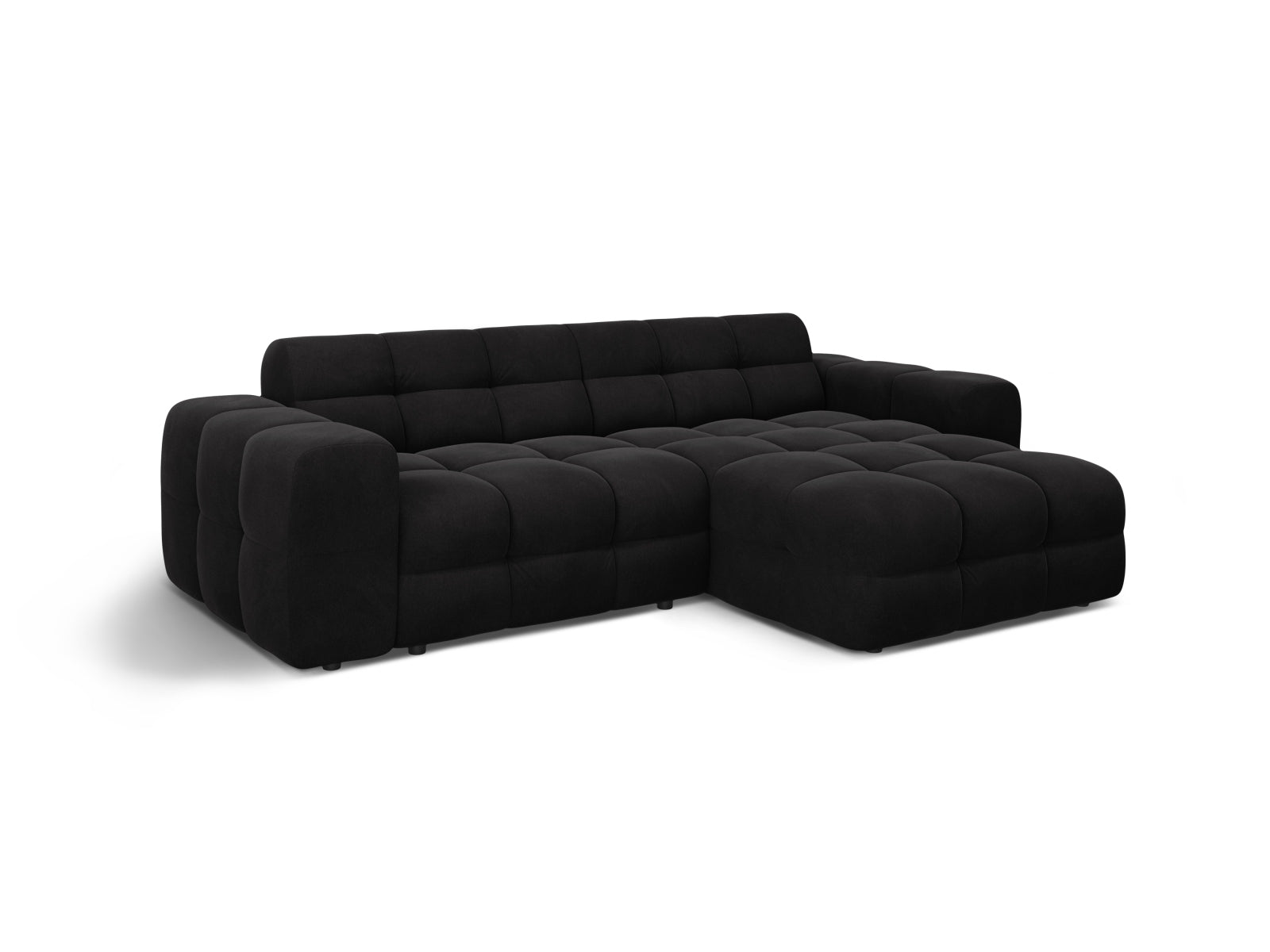 Entdecken Sie das Kendal Velour Ecksofa rechts 4 Sitzer von Micadoni – stilvolles Design, hochwertiger Velourstoff und maximaler Sitzkomfort für Ihr Zuhause.