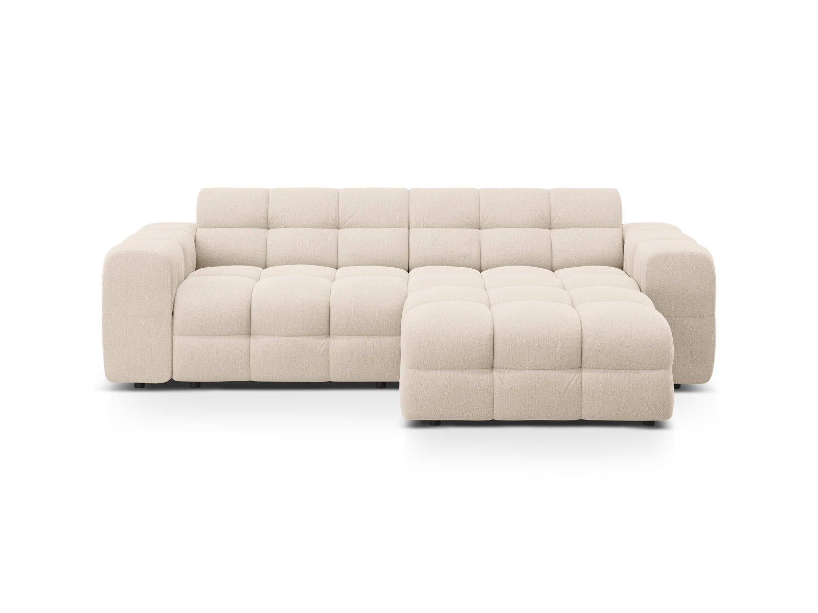 Kendal Ecksofa rechts 4 Sitzer in Beige präsentiert im Onlineshop von KAQTU Design AG. Ecksofa rechts ist von Micadoni