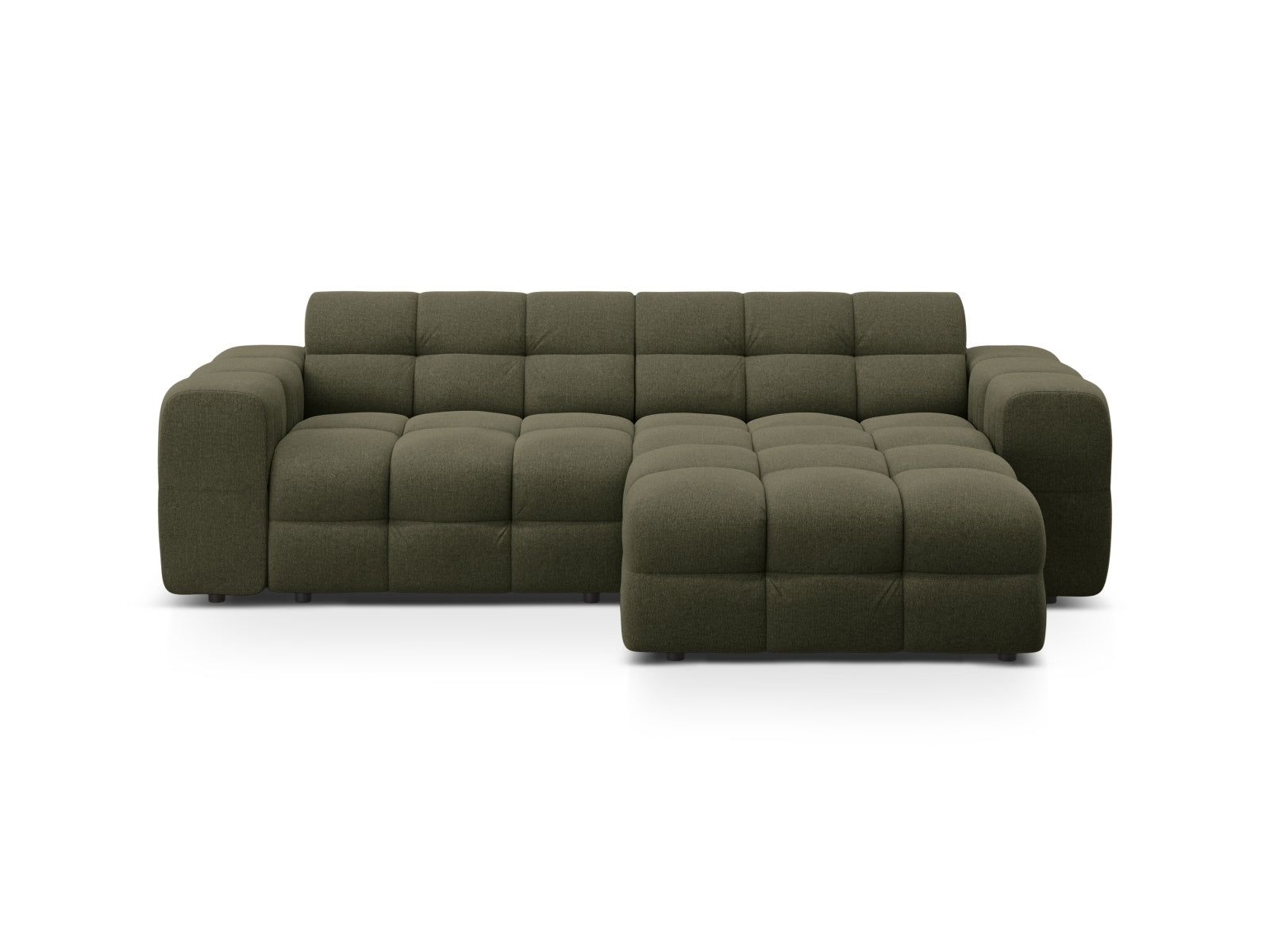 Kendal Ecksofa rechts 4 Sitzer in Amazon Green präsentiert im Onlineshop von KAQTU Design AG. Ecksofa rechts ist von Micadoni