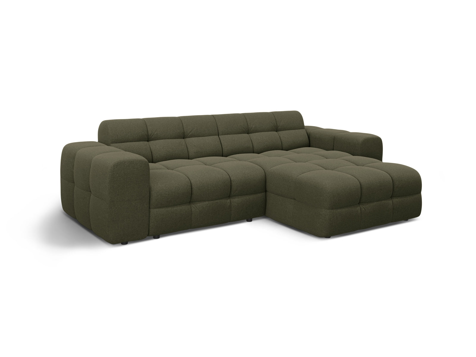 Entdecken Sie das Kendal Ecksofa rechts 4 Sitzer von Micadoni – stilvolles Velours, zeitgemässes Design und hervorragender Sitzkomfort für Ihr Zuhause.