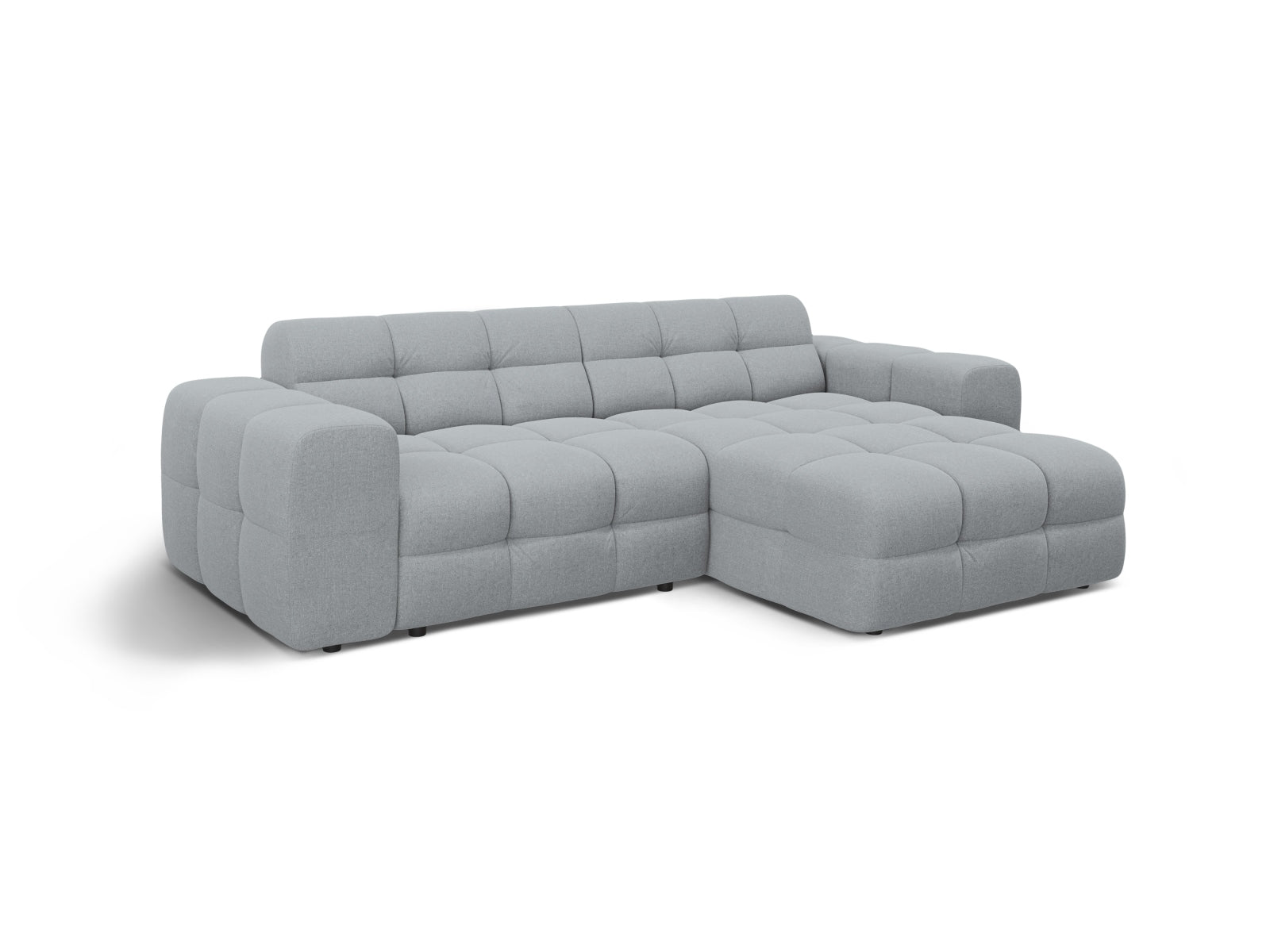 Entdecken Sie das Kendal Ecksofa rechts 4 Sitzer von Micadoni – stilvolles Velours, zeitgemässes Design und hervorragender Sitzkomfort für Ihr Zuhause.