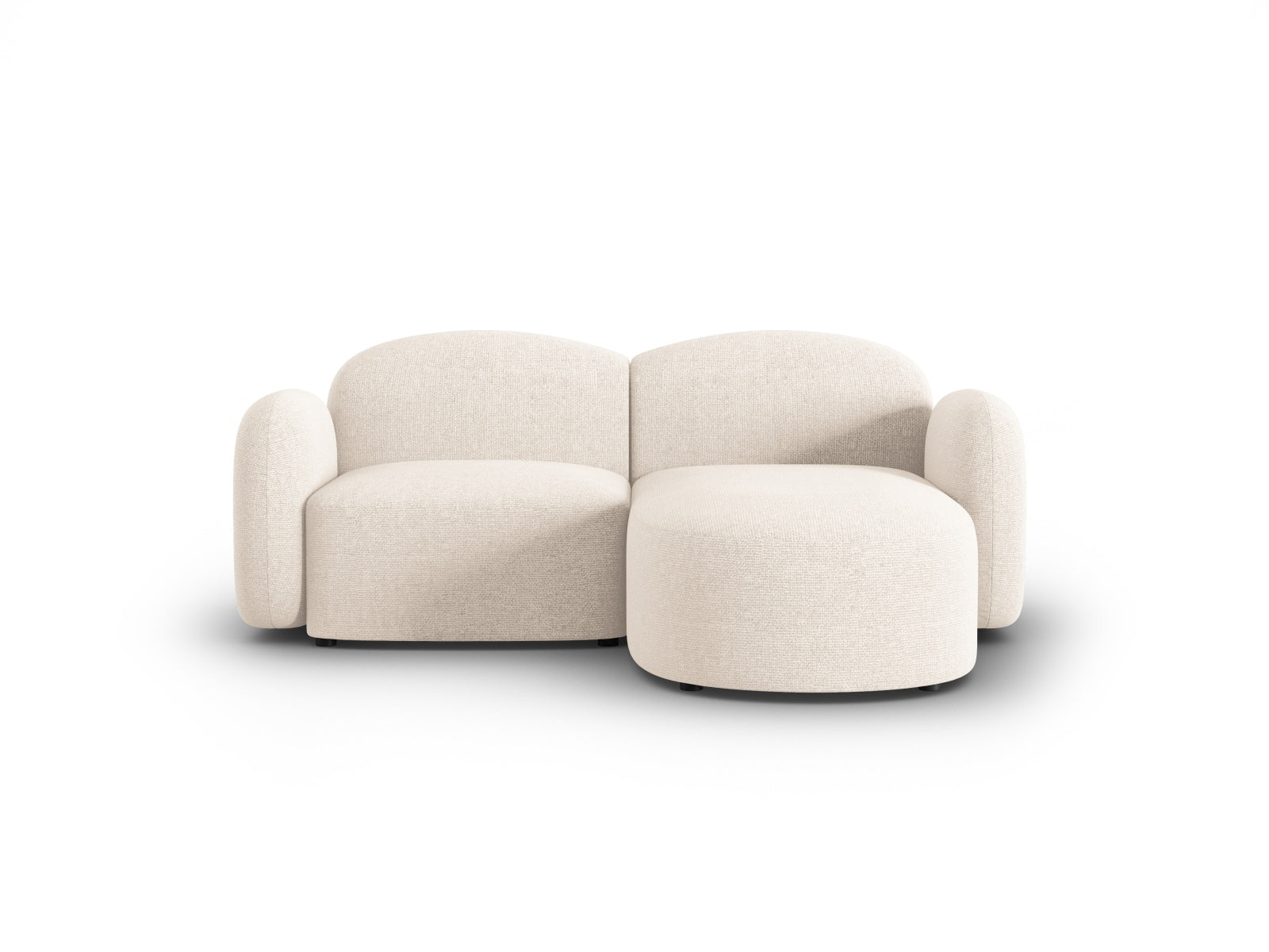 Blair Ecksofa rechts 3 Sitzer in Light Beige Melange präsentiert im Onlineshop von KAQTU Design AG. Ecksofa rechts ist von Micadoni