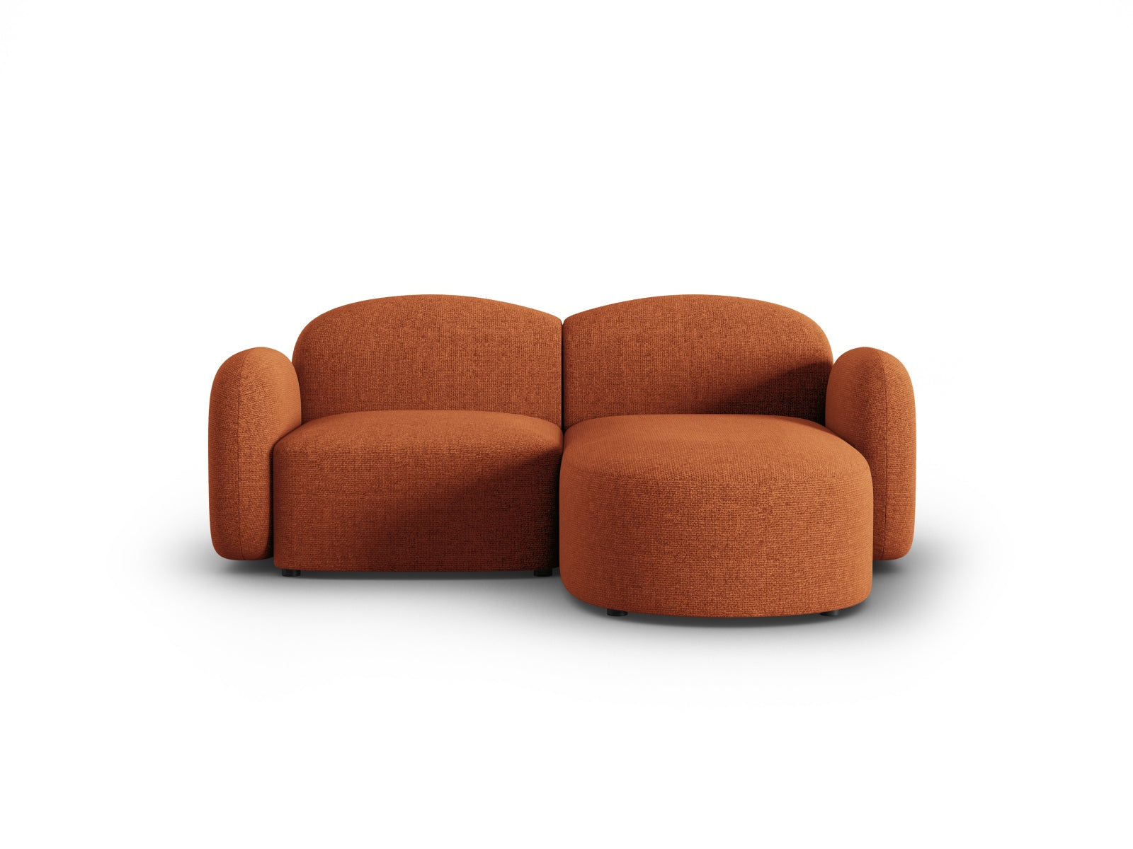 Blair Ecksofa rechts 3 Sitzer in Terracotta Melange präsentiert im Onlineshop von KAQTU Design AG. Ecksofa rechts ist von Micadoni