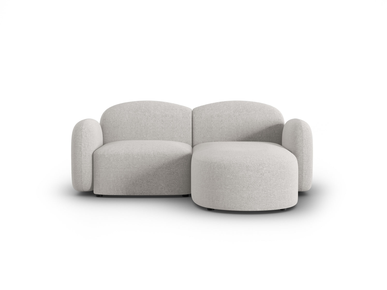 Blair Ecksofa rechts 3 Sitzer in Silver Melange präsentiert im Onlineshop von KAQTU Design AG. Ecksofa rechts ist von Micadoni