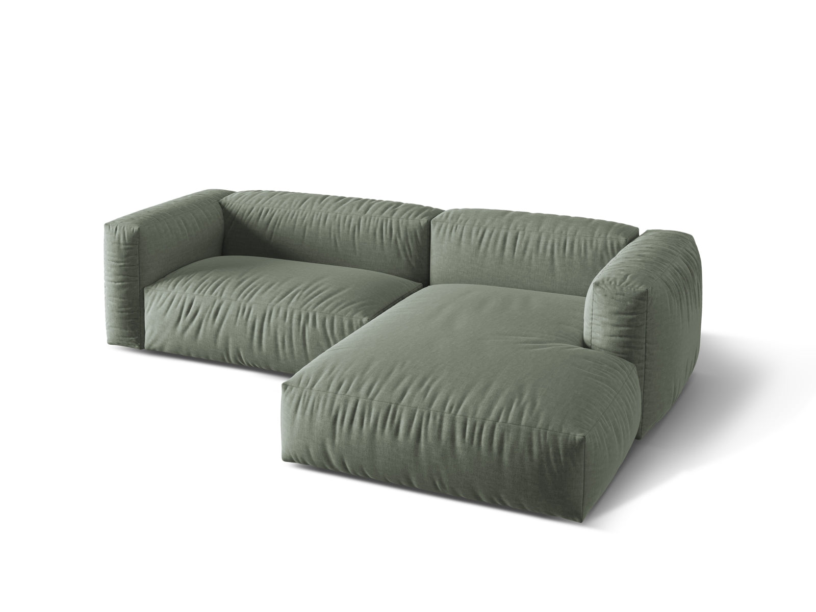 Erleben Sie das Martina Ecksofa rechts 2 Sitzer von Micadoni – ein modulares Design, das Komfort und Stil vereint und Ihr Zuhause bereichert.