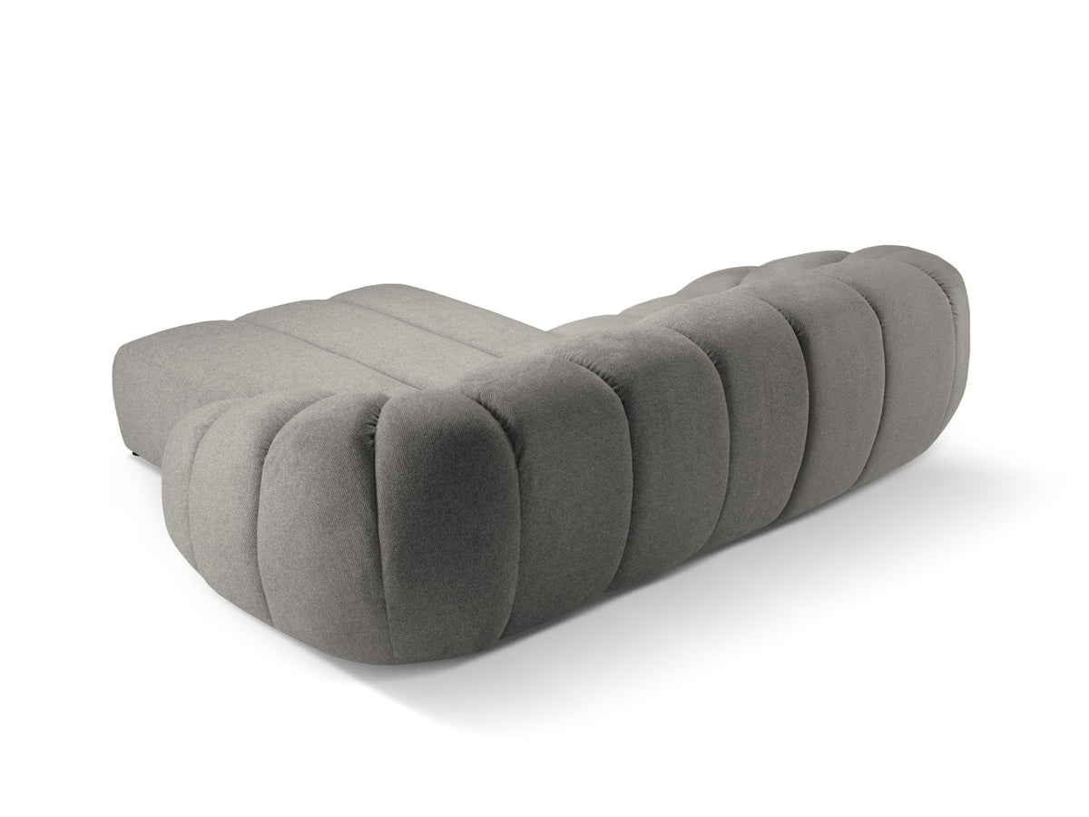 Diana Ecksofa rechts 3 Sitzer in Light Grey-Bubble präsentiert im Onlineshop von KAQTU Design AG. L-Sofa rechts ist von Micadoni