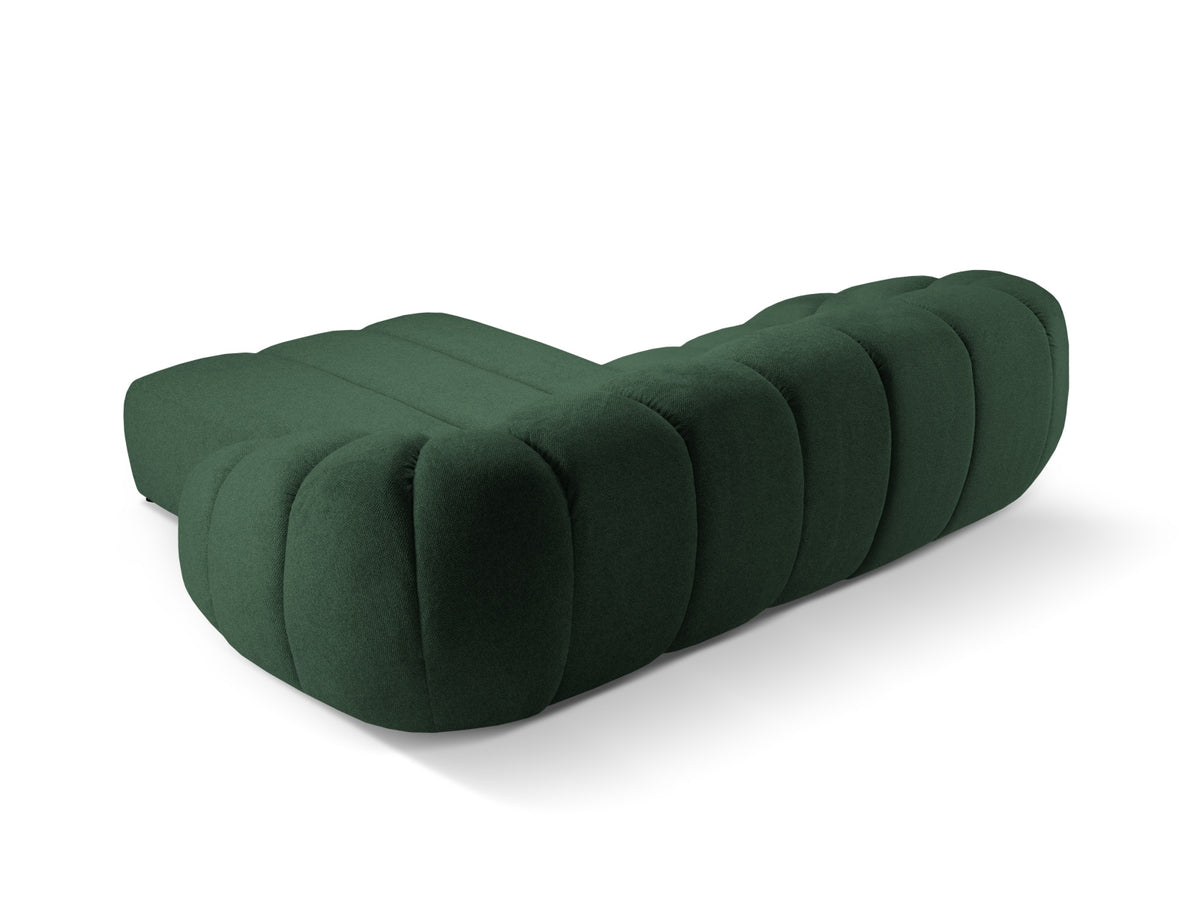 Diana Ecksofa rechts 3 Sitzer in Green-Bubble präsentiert im Onlineshop von KAQTU Design AG. L-Sofa rechts ist von Micadoni