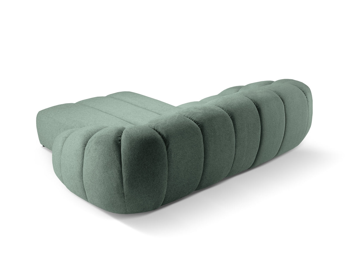 Diana Ecksofa rechts 3 Sitzer in Mint-Bubble präsentiert im Onlineshop von KAQTU Design AG. L-Sofa rechts ist von Micadoni