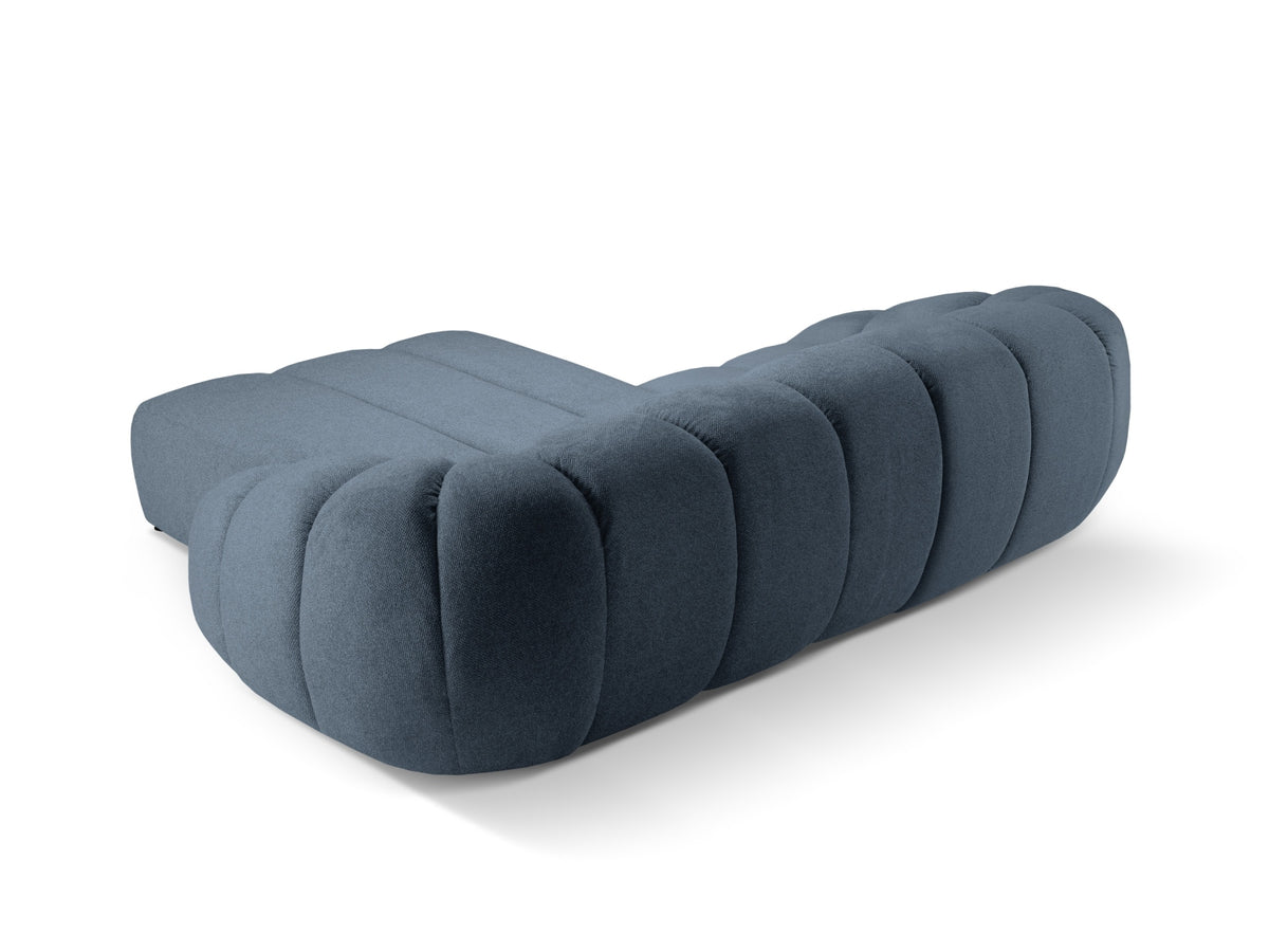 Diana Ecksofa rechts 3 Sitzer in Blue Jeans-Bubble präsentiert im Onlineshop von KAQTU Design AG. L-Sofa rechts ist von Micadoni