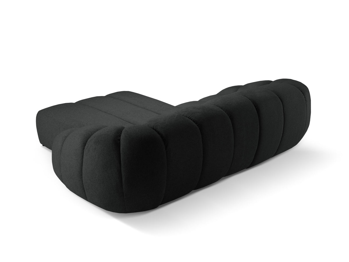 Diana Ecksofa rechts 3 Sitzer in Anthracite-Bubble präsentiert im Onlineshop von KAQTU Design AG. L-Sofa rechts ist von Micadoni