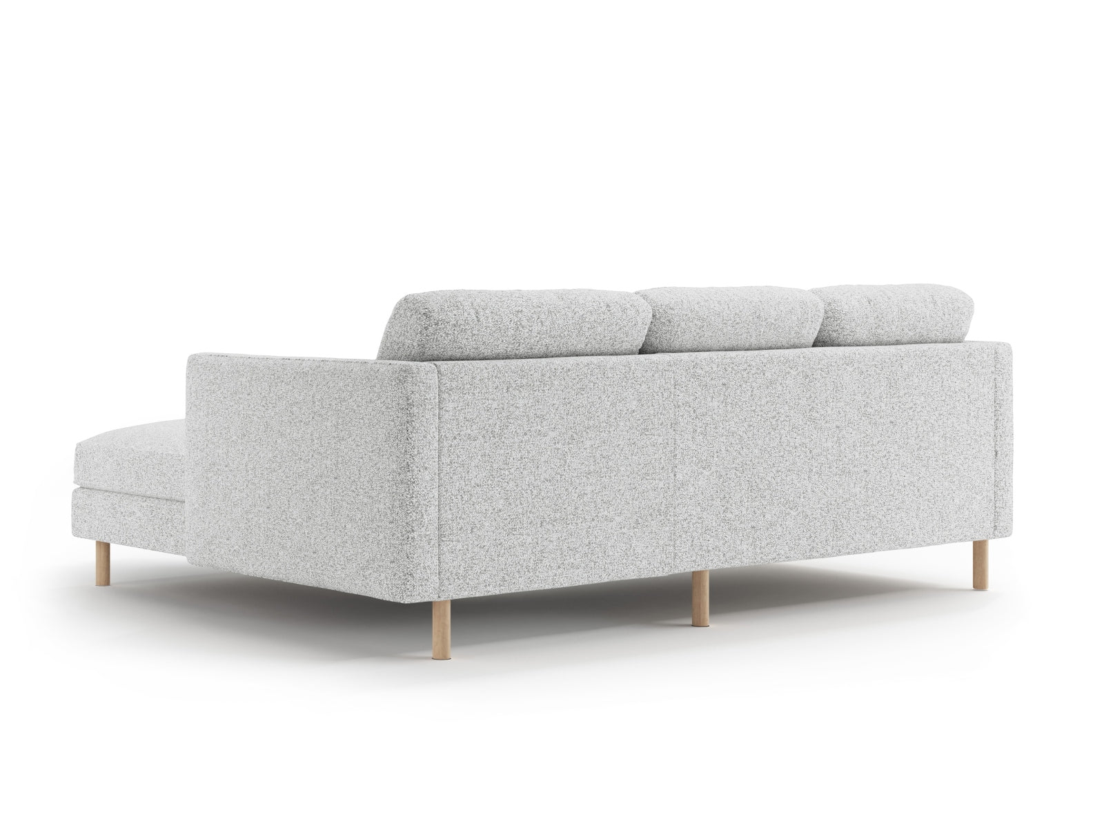 Entdecken Sie das Eden Ecksofa rechts von Micadoni: Elegantes Velours, zeitgemässes Design und hervorragender Sitzkomfort für Ihr Wohnzimmer.