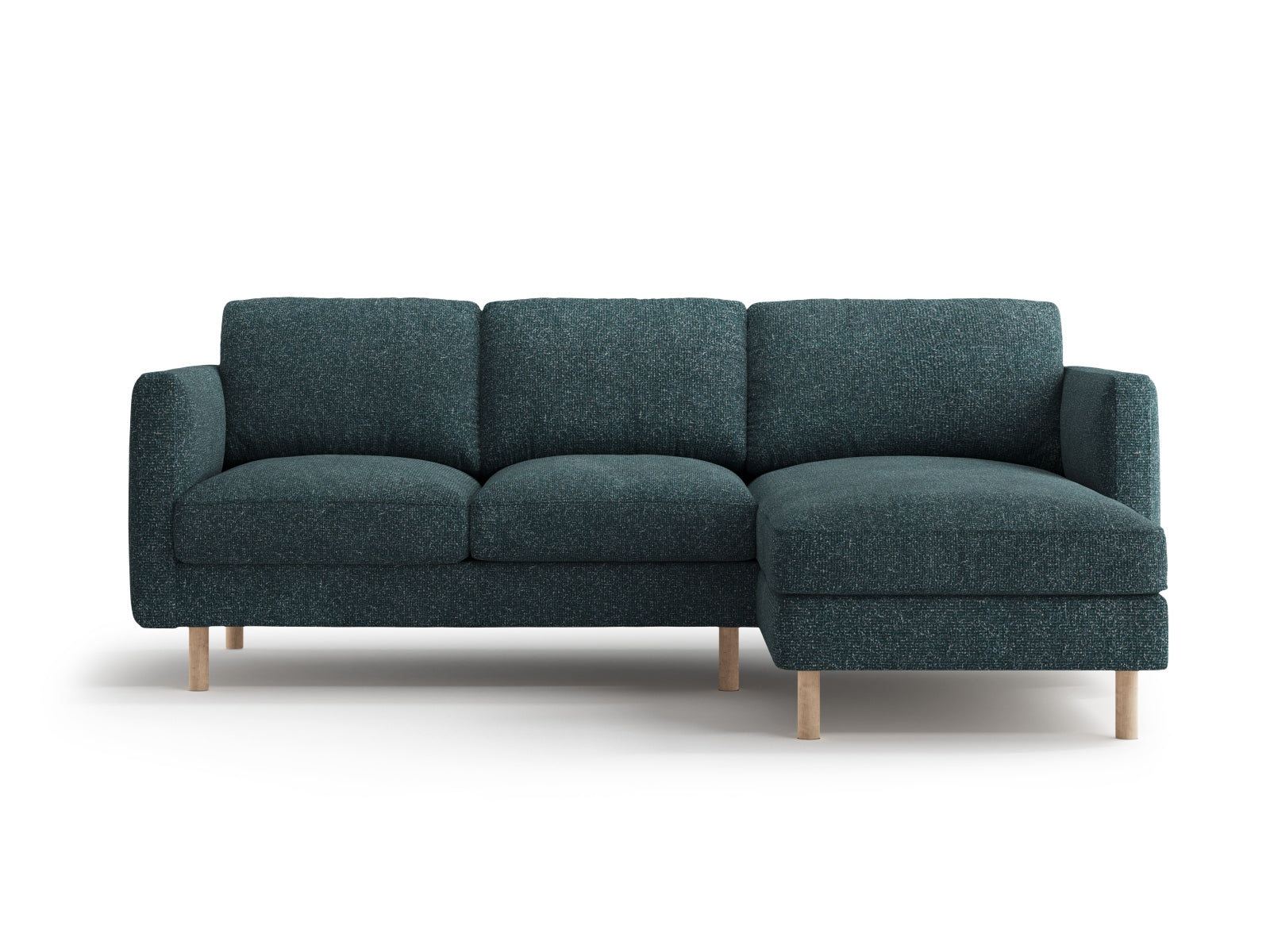 Erleben Sie das Eden Ecksofa rechts von Micadoni: Stilvolles Velours, modernes Design und optimaler Komfort für Ihr Zuhause.