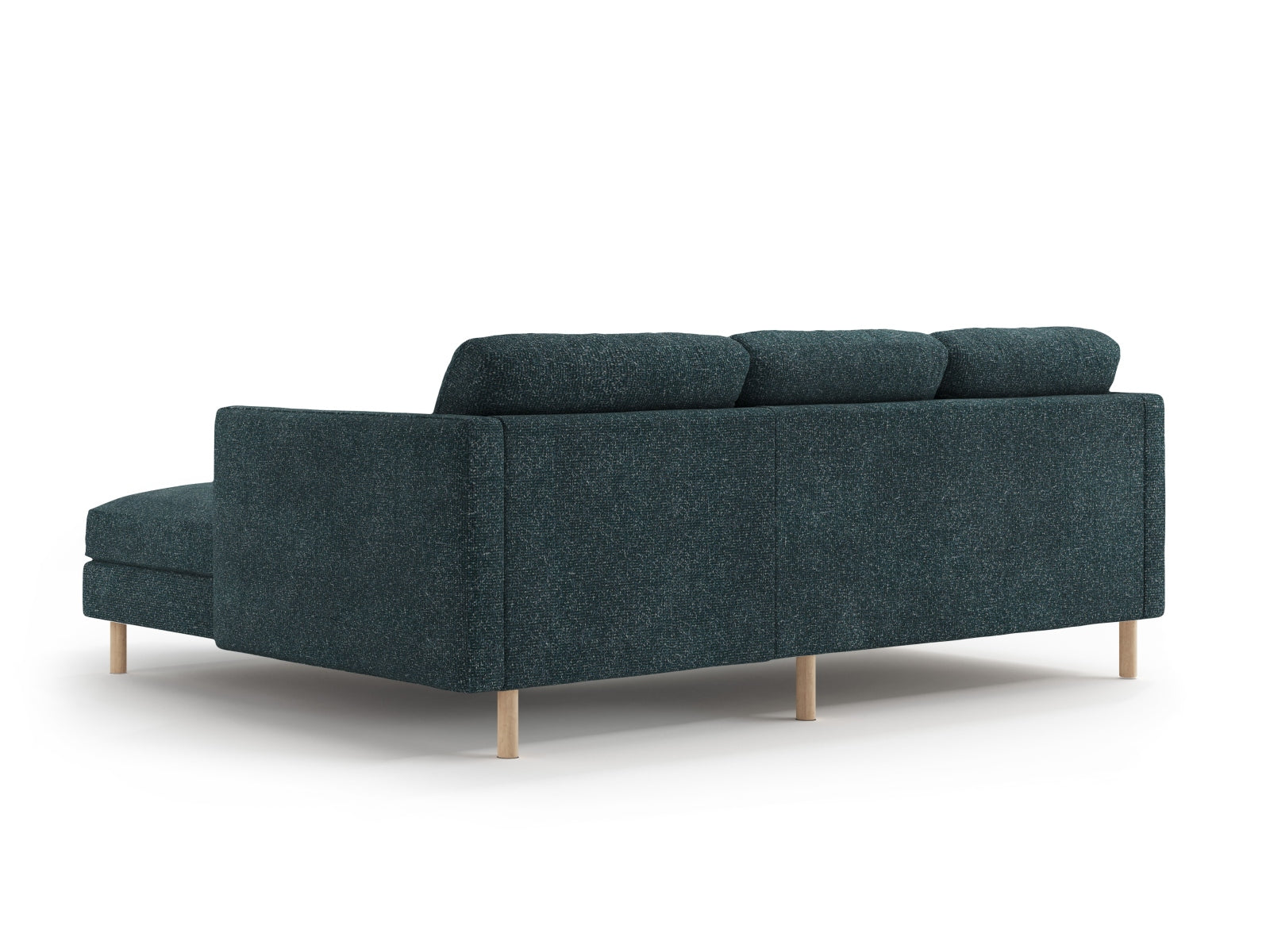 Erleben Sie das Eden Ecksofa rechts von Micadoni: Stilvolles Velours, modernes Design und optimaler Komfort für Ihr Zuhause.