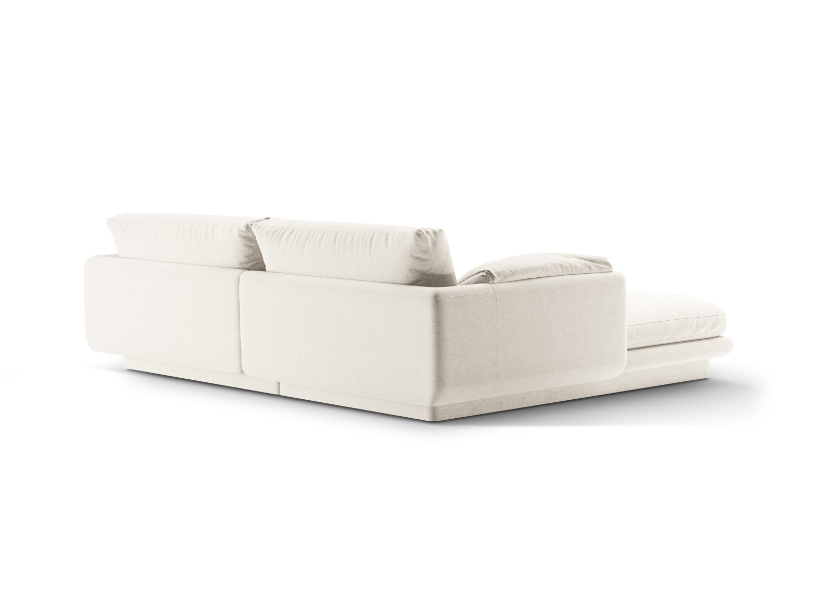 Erleben Sie das Torino Ecksofa rechts von Micadoni – ein stilvolles 3-Sitzer Velourssofa, das Komfort und modernes Design perfekt kombiniert.