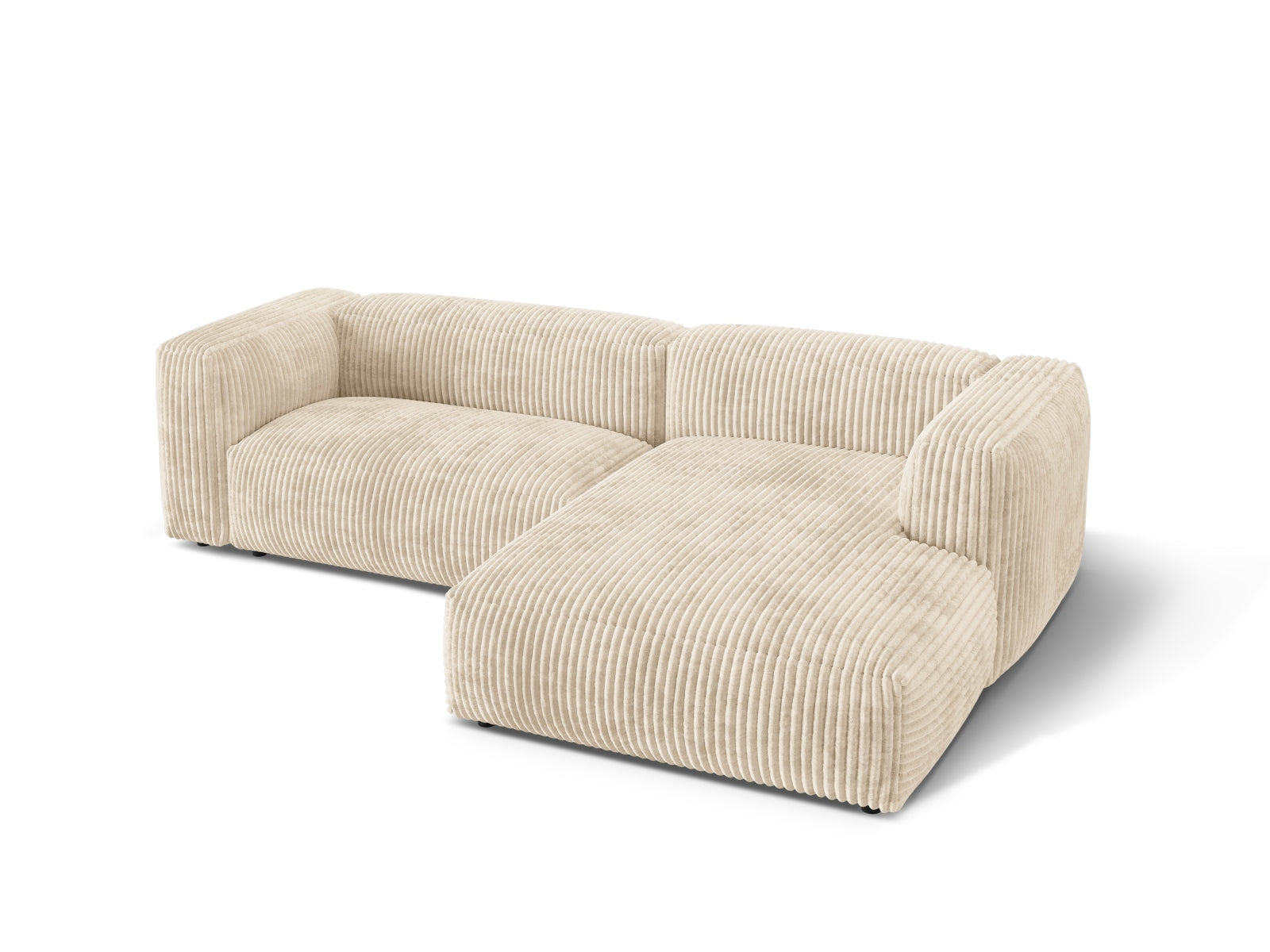 Erleben Sie das Martina Ecksofa rechts 2 Sitzer von Micadoni – ein modulares Design, das Komfort und Stil vereint und Ihr Zuhause bereichert.