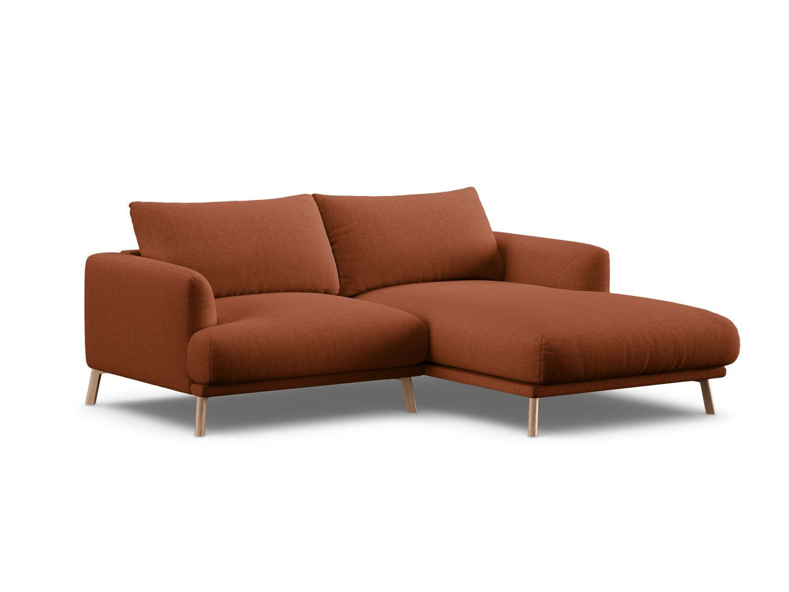 Elegantes 3-Sitzer Ecksofa rechts Naomi in modernem Design, ideal für stilvolle Wohnräume, erhältlich bei KAQTU Design AG.