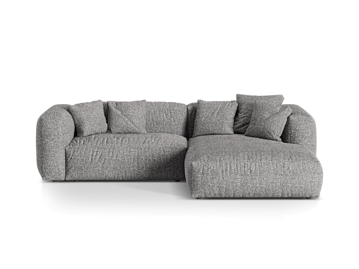 2-Sitzer Modular Rechter Ecksofa Martina in Graphite-Monet präsentiert im Onlineshop von KAQTU Design AG. Ecksofa rechts ist von Micadoni