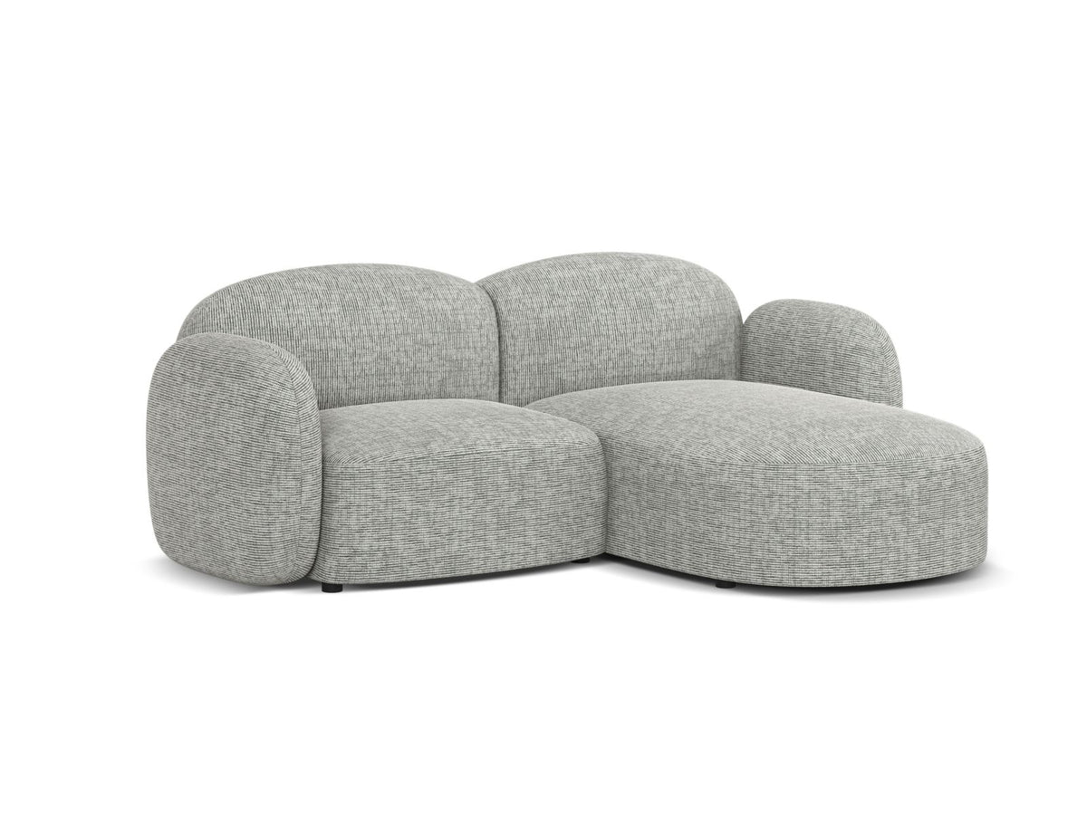 3-Sitzer Ecksofa rechts Blair in Warm grey-Baltimore präsentiert im Onlineshop von KAQTU Design AG. Ecksofa rechts ist von Micadoni