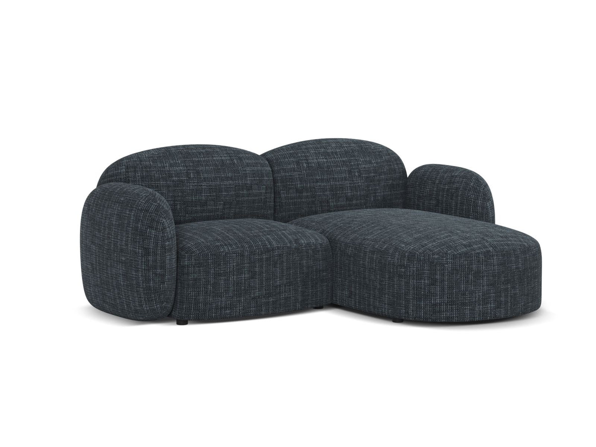 3-Sitzer Ecksofa rechts Blair in Navy Blue-Baltimore präsentiert im Onlineshop von KAQTU Design AG. Ecksofa rechts ist von Micadoni