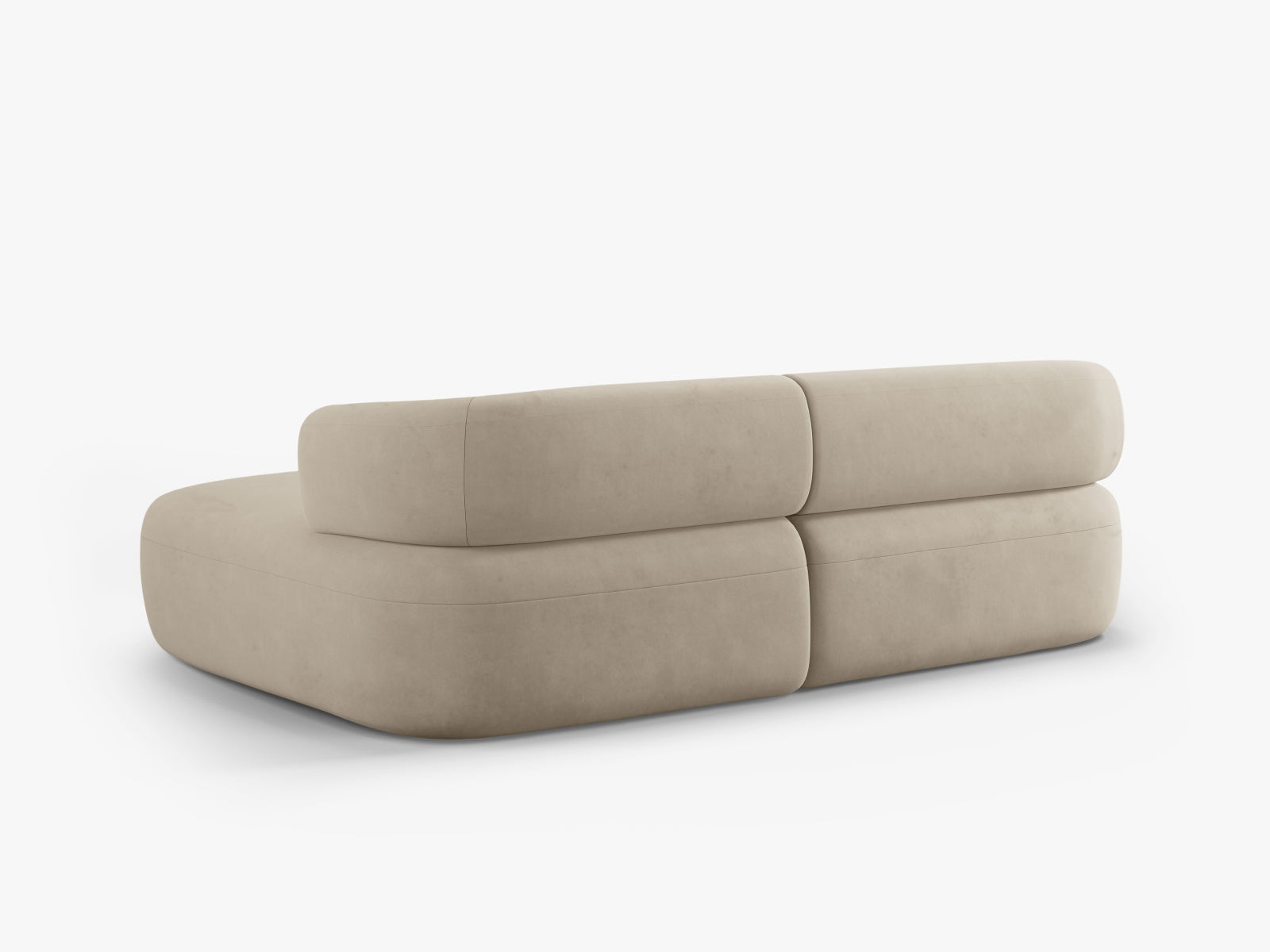 Erleben Sie das elegante Jenny Velour Ecksofa rechts 5 Sitzer von Micadoni – der perfekte Ort für Komfort und gesellige Stunden in Ihrem Zuhause.