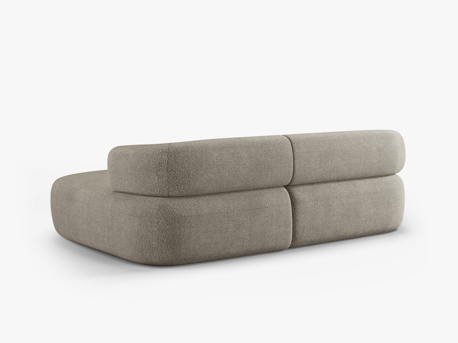 Erleben Sie das elegante Jenny Boucle Ecksofa rechts 5 Sitzer von Micadoni – der perfekte Ort für Komfort und Stil in Ihrem Wohnzimmer.