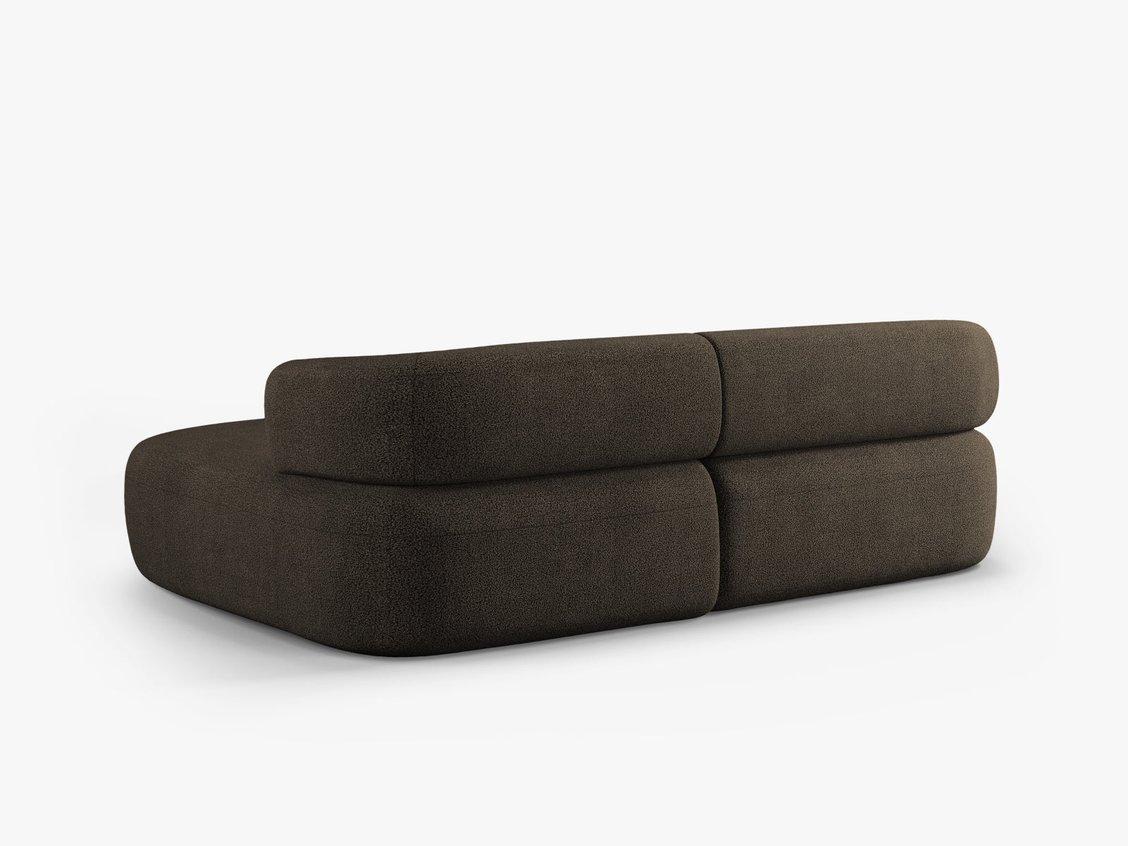 Erleben Sie das elegante Jenny Boucle Ecksofa rechts 5 Sitzer von Micadoni – der perfekte Ort für Komfort und Stil in Ihrem Wohnzimmer.