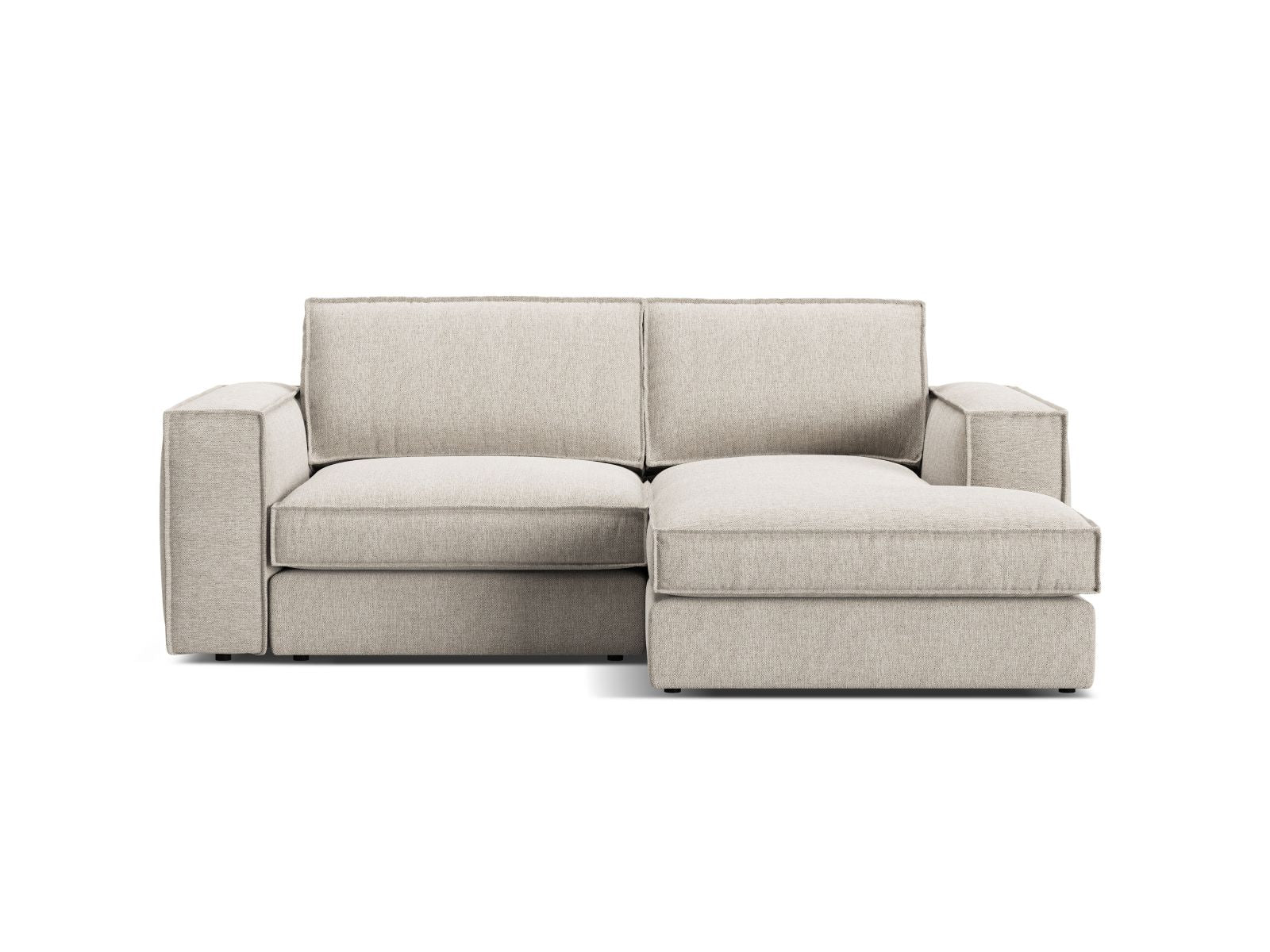 2-Sitzer Ecksofa rechts Pola in Sand-Babel präsentiert im Onlineshop von KAQTU Design AG. Ecksofa rechts ist von Micadoni
