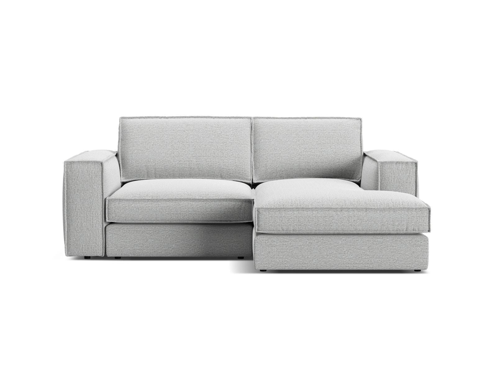 2-Sitzer Ecksofa rechts Pola in Light Grey-Babel präsentiert im Onlineshop von KAQTU Design AG. Ecksofa rechts ist von Micadoni