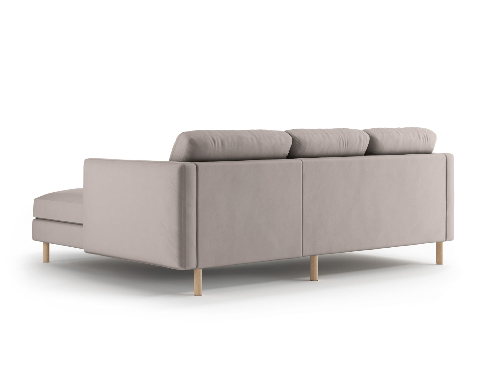 Erleben Sie das Eden Velour Ecksofa rechts von Micadoni: Stilvolles Design, luxuriöses Velours und hervorragender Komfort für Ihr Zuhause.