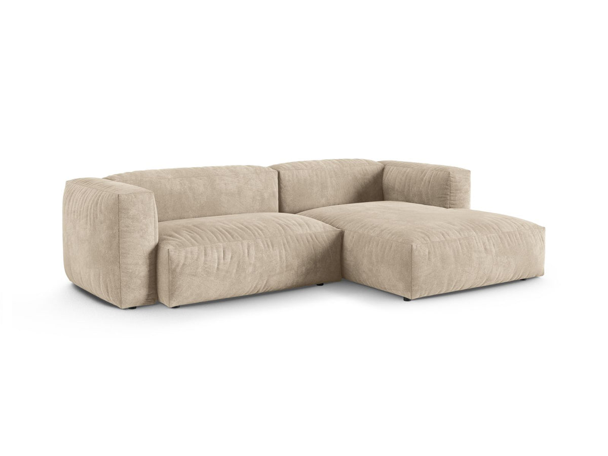 2-Sitzer XL Modular Ecksofa rechts Martina in Light Beige-Vogue präsentiert im Onlineshop von KAQTU Design AG. Ecksofa rechts ist von Micadoni