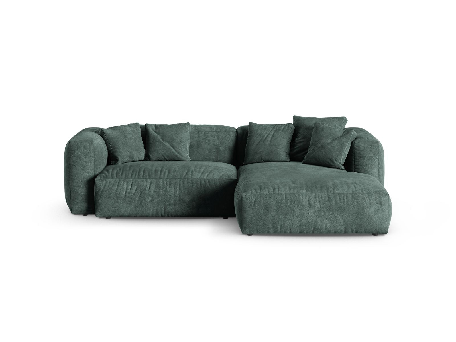 2-Sitzer XL Modular Ecksofa rechts Martina in Petrol-Vogue präsentiert im Onlineshop von KAQTU Design AG. Ecksofa rechts ist von Micadoni