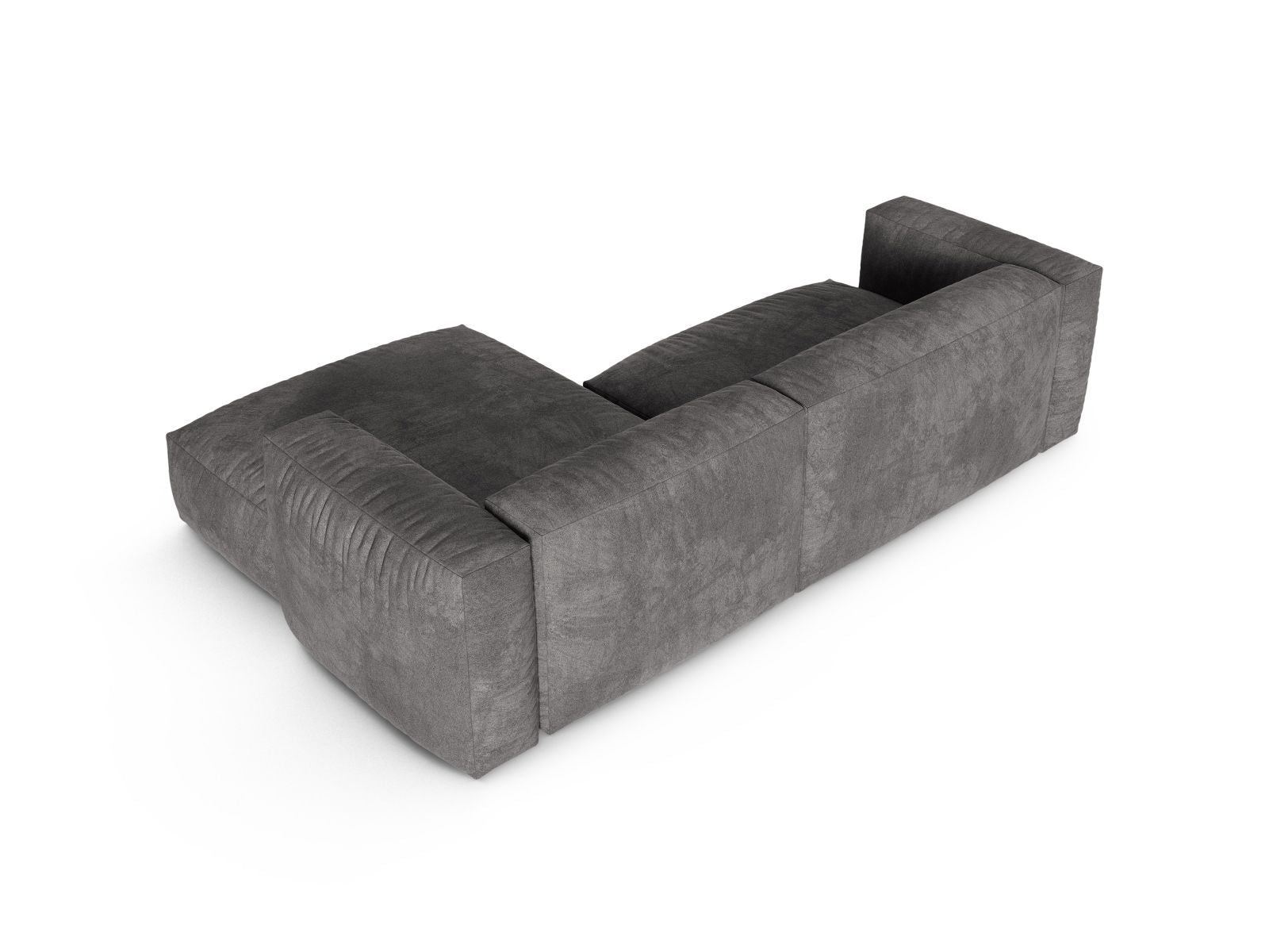 Elegantes 2-Sitzer XL Ecksofa rechts Martina in Grey-Vogue, perfekt für stilvolle Wohnräume und gemütliche Entspannung.