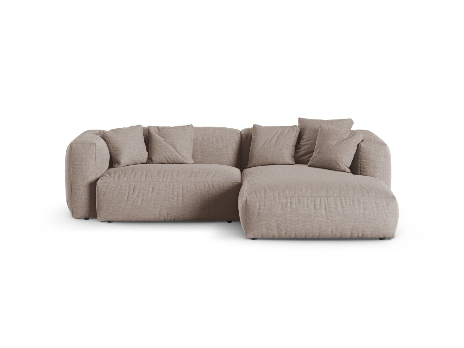 2-Sitzer Ecksofa rechts XL Martina in Dark Beige-Boston präsentiert im Onlineshop von KAQTU Design AG. Ecksofa rechts ist von Micadoni