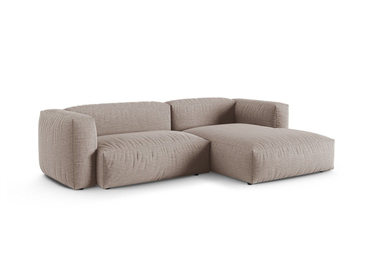 2-Sitzer Ecksofa rechts XL Martina in Dark Beige-Boston präsentiert im Onlineshop von KAQTU Design AG. Ecksofa rechts ist von Micadoni
