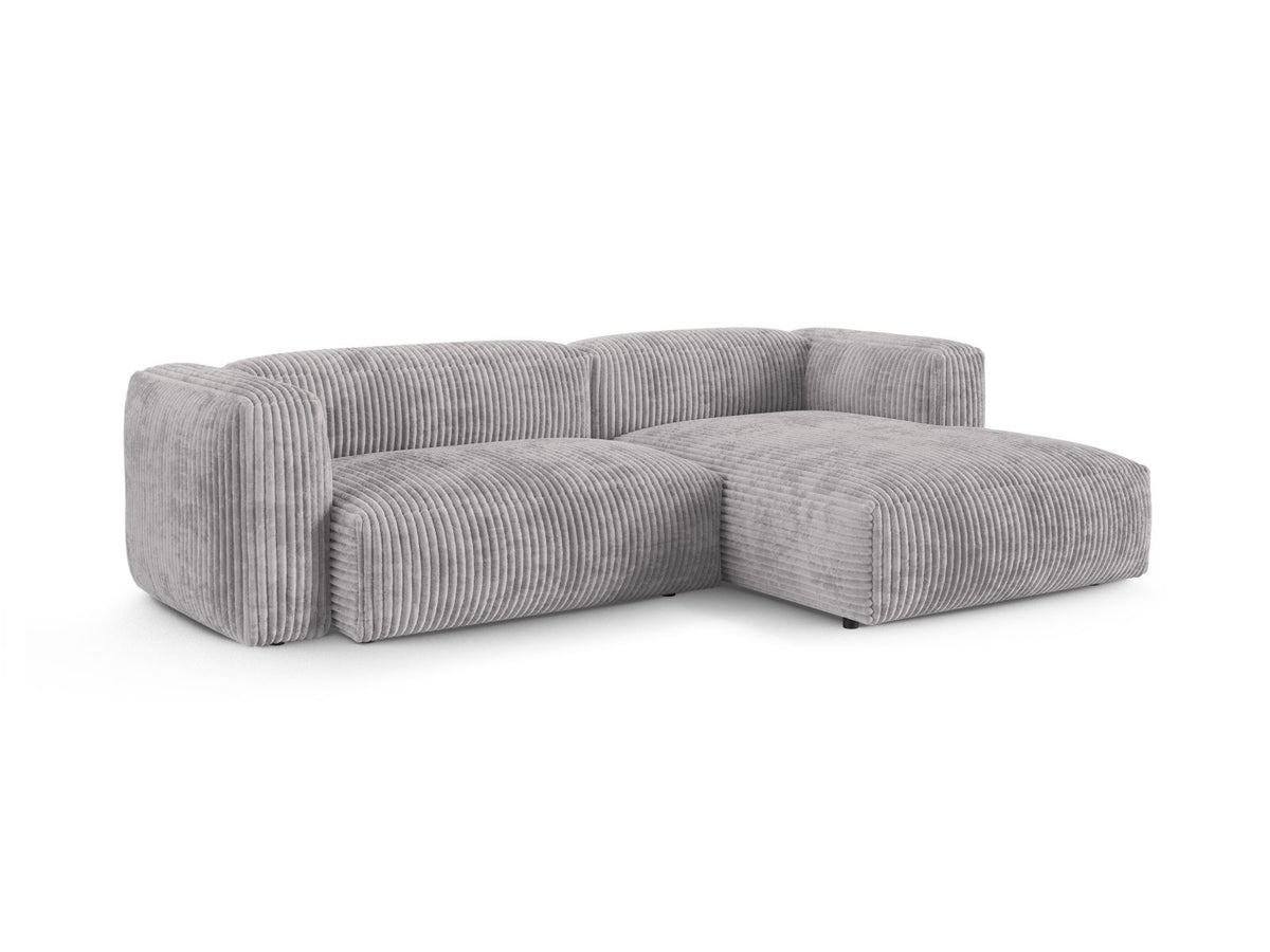 2-Sitzer Ecksofa rechts XL Martina in Light Grey-Tilia präsentiert im Onlineshop von KAQTU Design AG. Ecksofa rechts ist von Micadoni