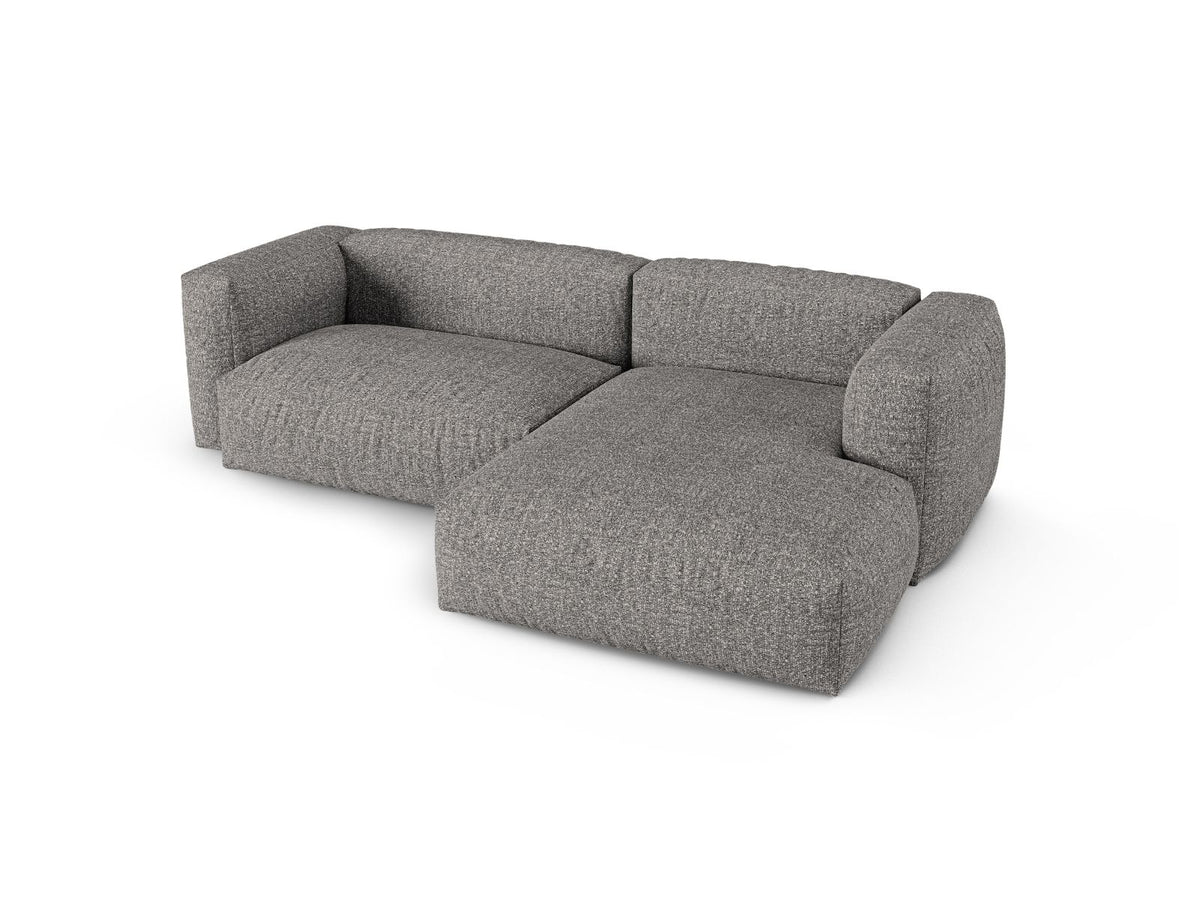 2-Sitzer Modular Rechter Ecksofa XL Martina in Graphite-Monet präsentiert im Onlineshop von KAQTU Design AG. Ecksofa rechts ist von Micadoni