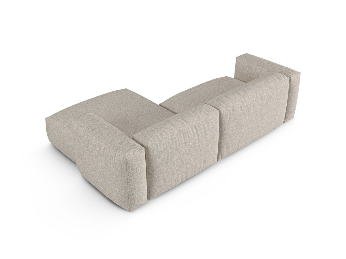 2-Sitzer Modular Rechter Ecksofa XL Martina in Beige-Monet präsentiert im Onlineshop von KAQTU Design AG. Ecksofa rechts ist von Micadoni