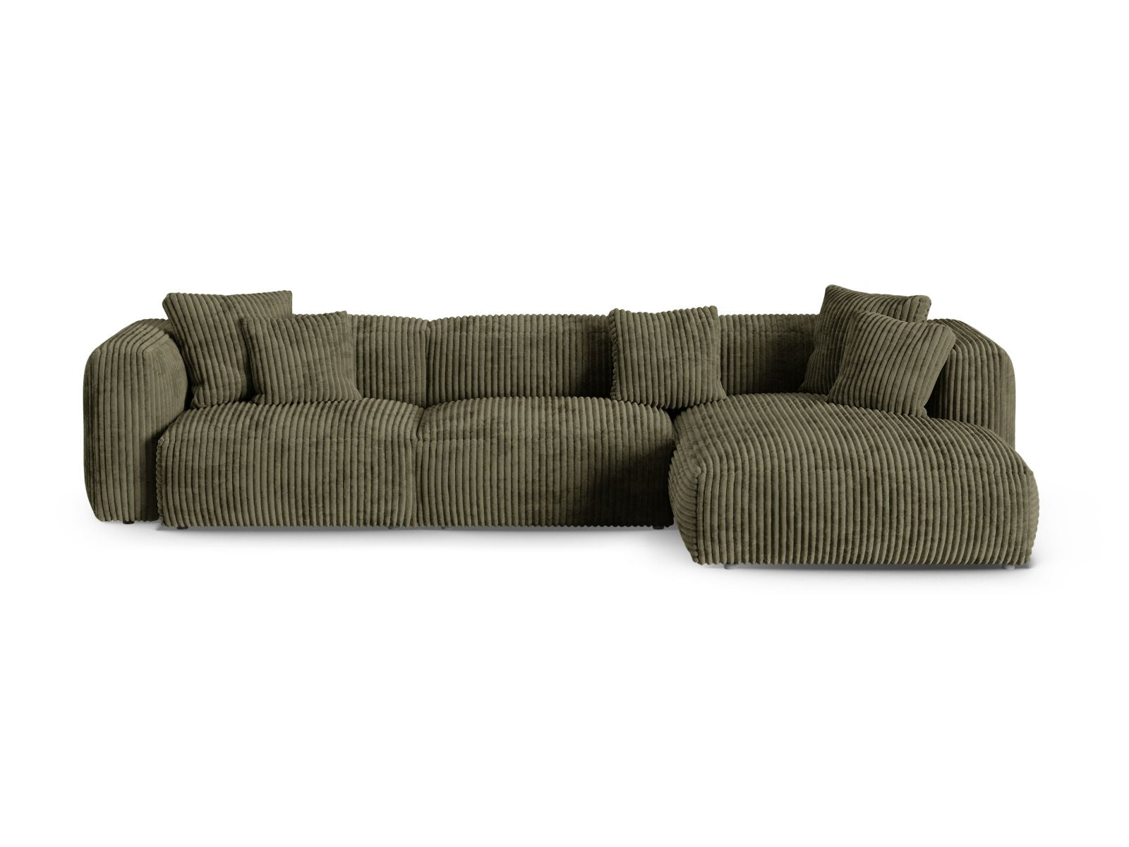 3-Sitzer Ecksofa rechts XL Martina in Moss Green-Tilia präsentiert im Onlineshop von KAQTU Design AG. Ecksofa rechts ist von Micadoni