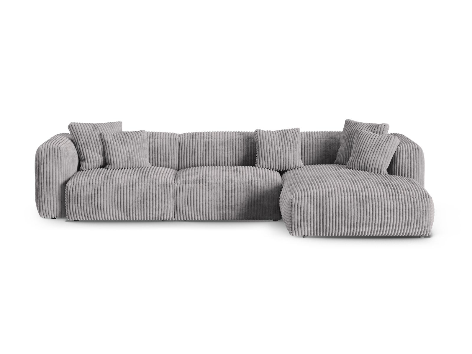 3-Sitzer Ecksofa rechts XL Martina in Light Grey-Tilia präsentiert im Onlineshop von KAQTU Design AG. Ecksofa rechts ist von Micadoni