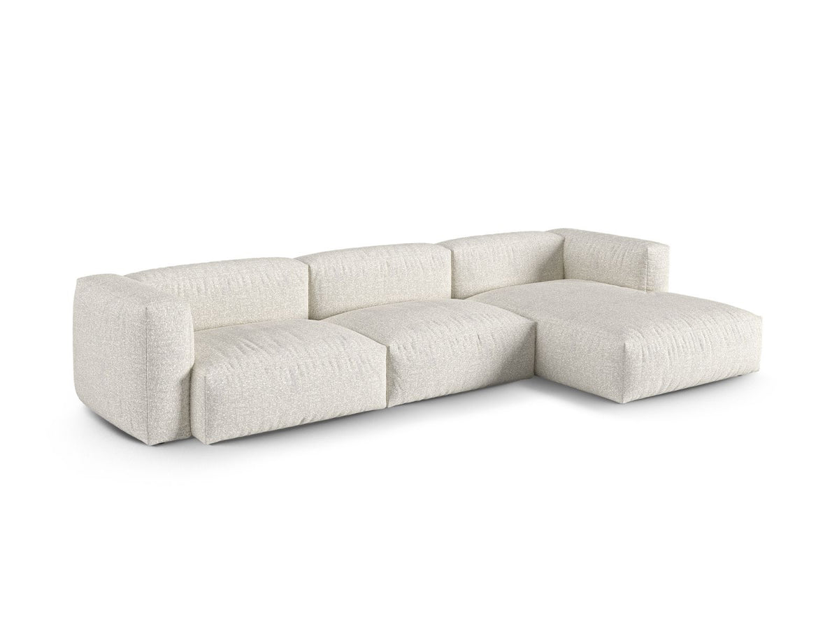 3-Sitzer XL Modular Ecksofa rechts Martina in Grey Beige Melange-Monet präsentiert im Onlineshop von KAQTU Design AG. Ecksofa rechts ist von Micadoni