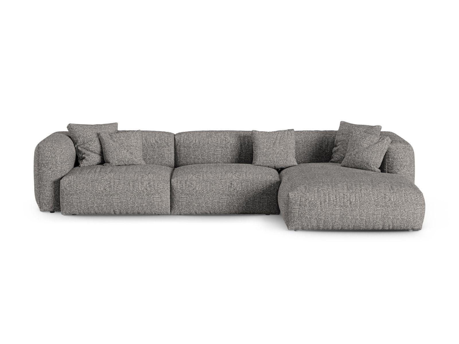 Elegantes 3-Sitzer XL Ecksofa rechts Martina in modernem Petrol-Vogue, ideal für entspannte Stunden und geschmackvolle Wohnräume.