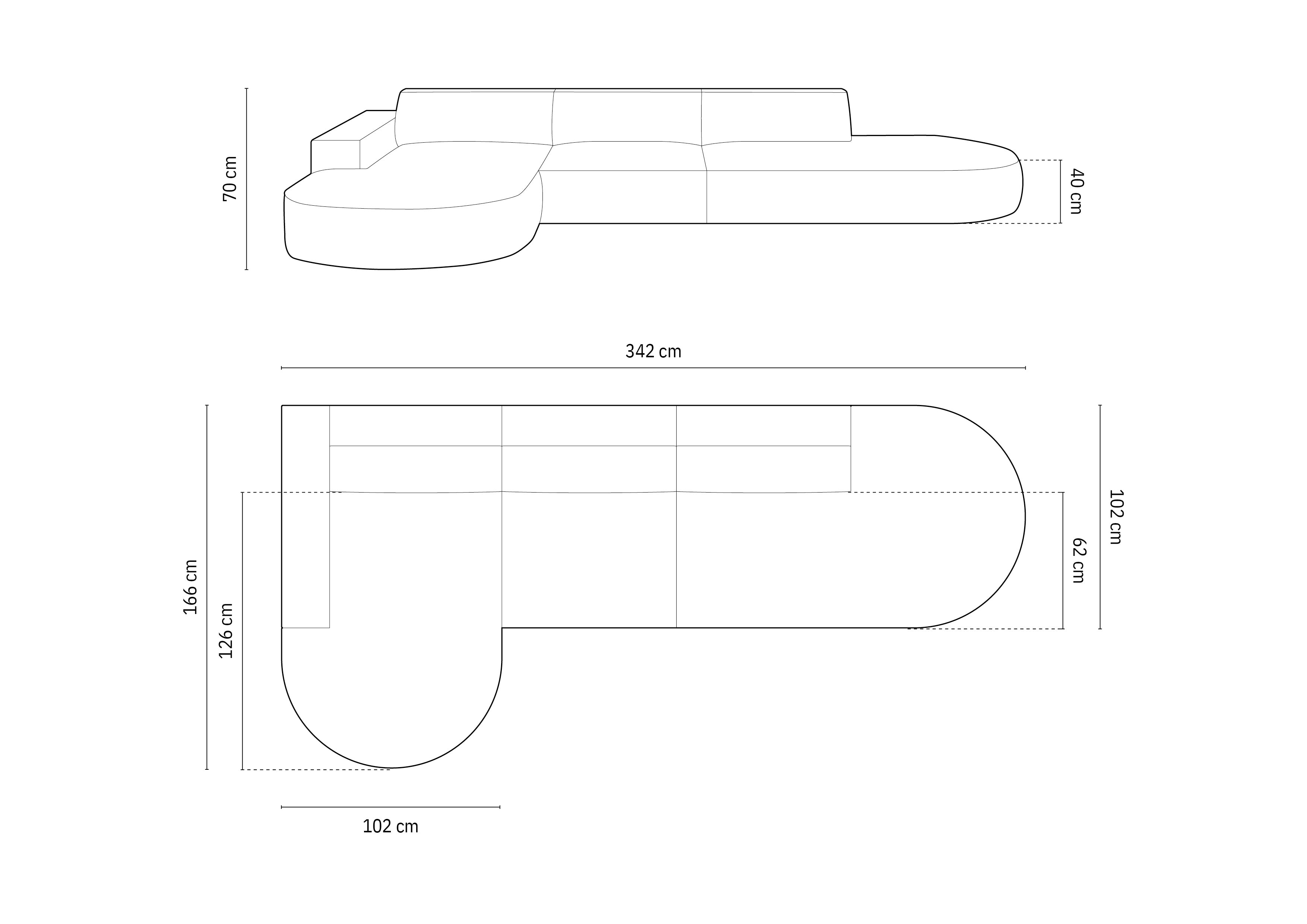 Entdecken Sie das Jodie Boucle Ecksofa links von Micadoni – ein elegantes 4-Sitzer Sofa, das Komfort und Stil in Ihr Wohnzimmer bringt.