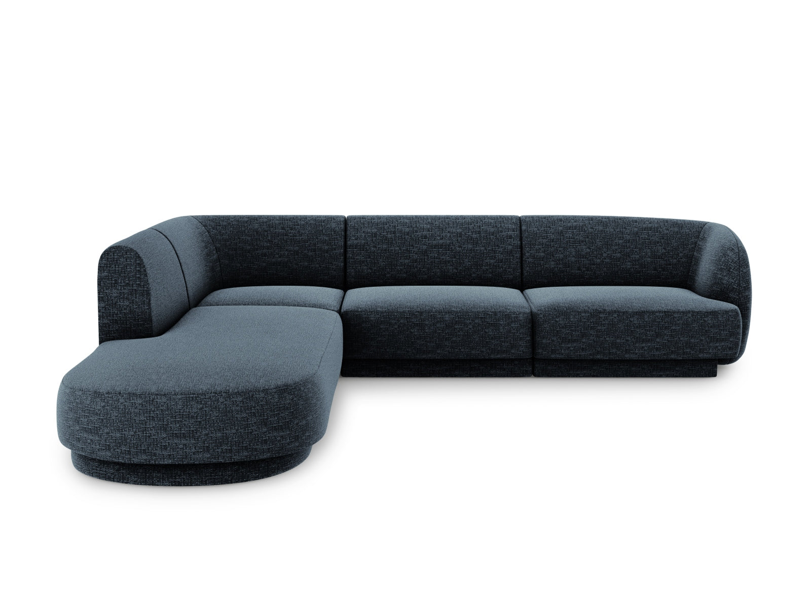 Miley Ecksofa links 6 Sitzer in Royal Blue präsentiert im Onlineshop von KAQTU Design AG. Ecksofa links ist von Micadoni