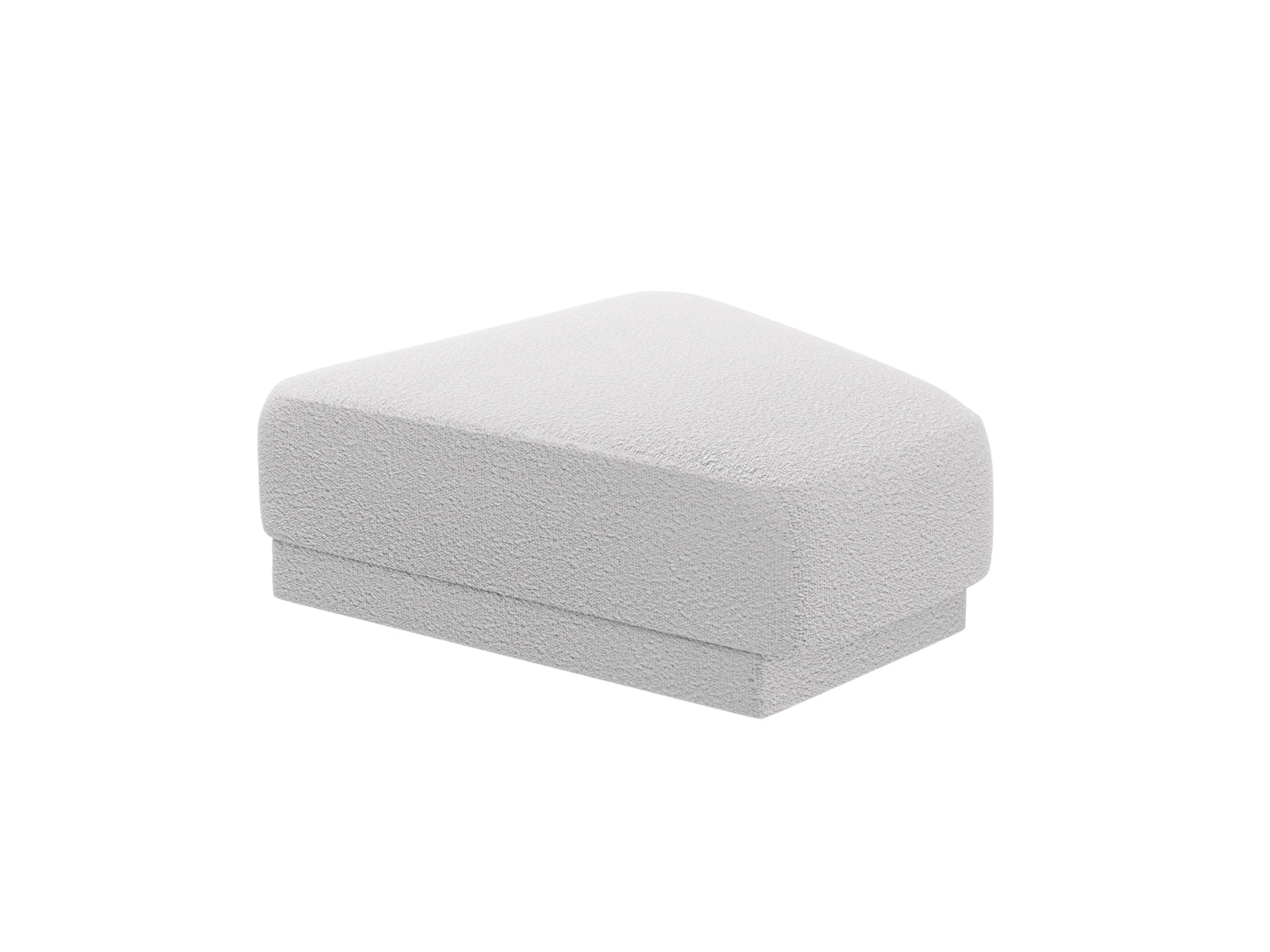 Miley Pouf 1 Sitz in Light Grey-Baloo präsentiert im Onlineshop von KAQTU Design AG. Pouf ist von Micadoni