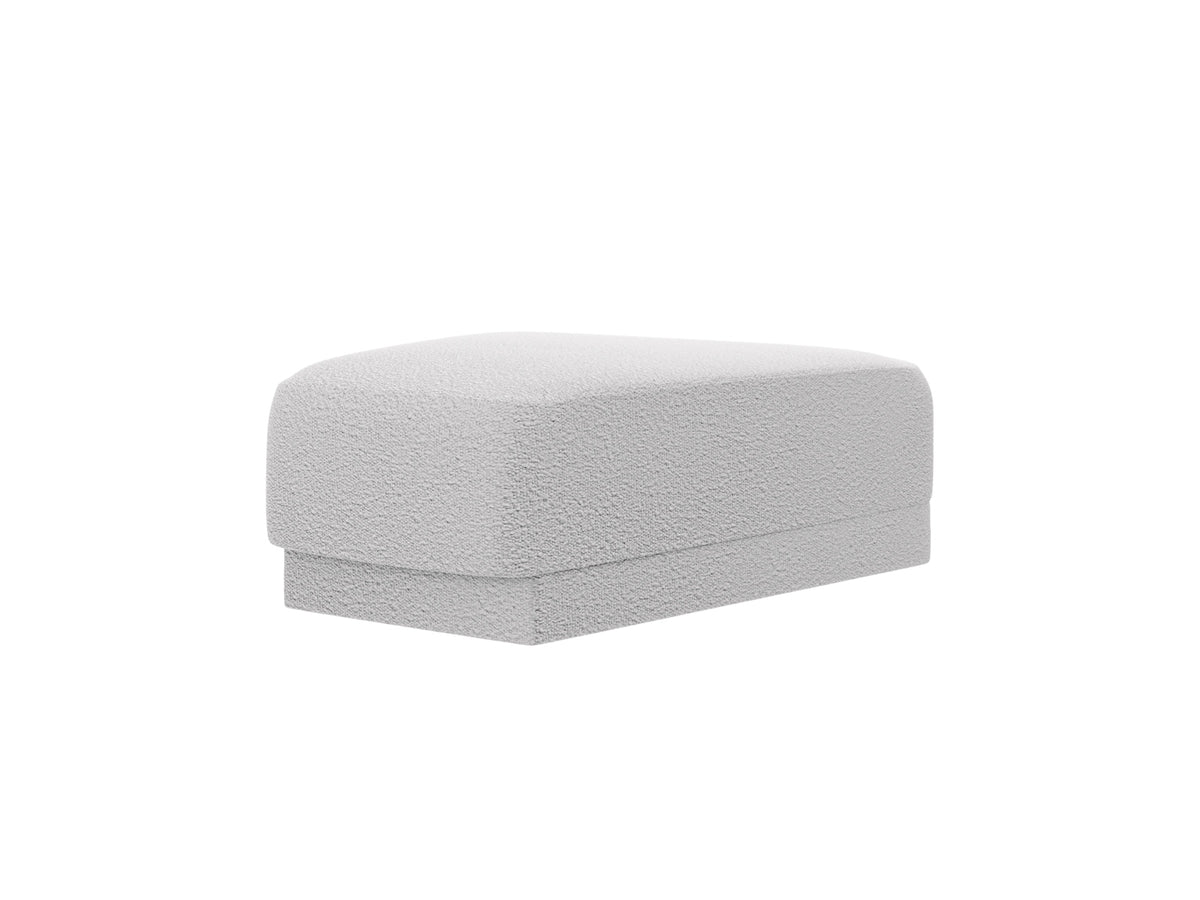 Miley Pouf 1 Sitz in Light Grey-Baloo präsentiert im Onlineshop von KAQTU Design AG. Pouf ist von Micadoni