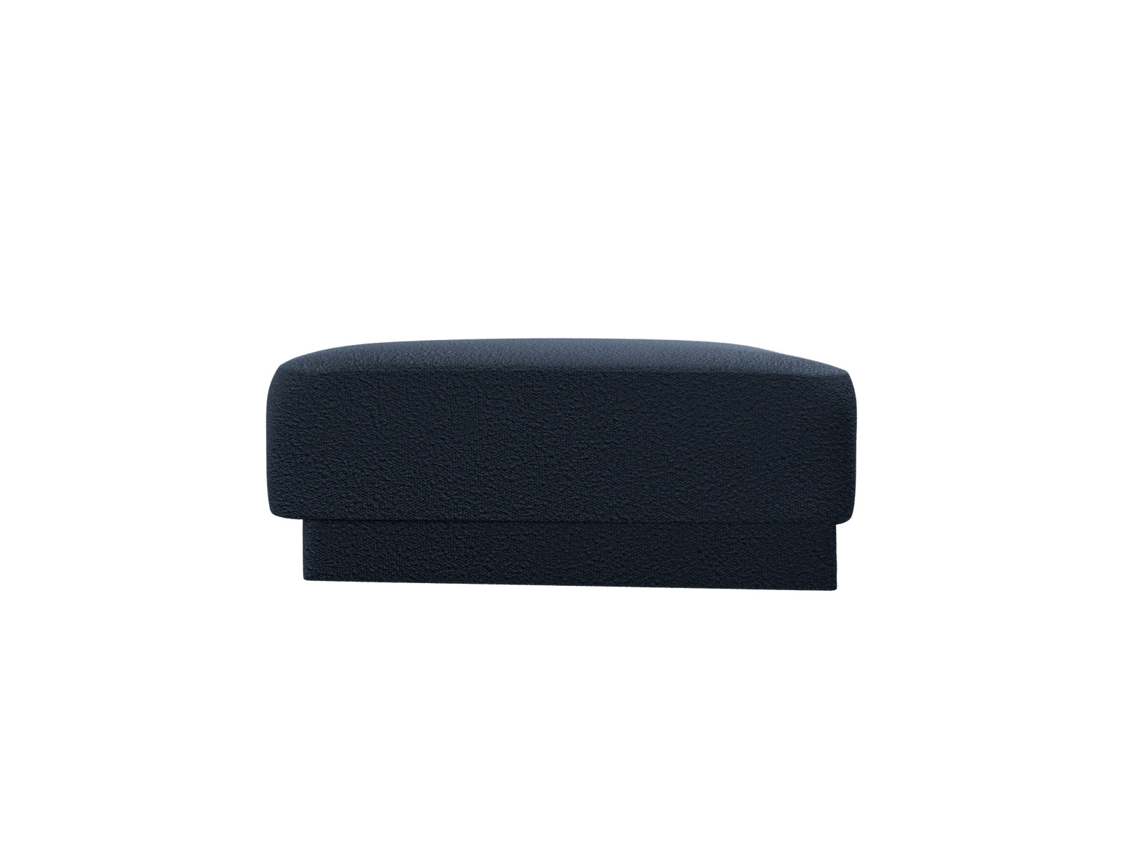 Eleganter Miley Pouf in tiefem Blau von Micadoni, perfekt für entspannte Momente und stilvolle Akzente in jedem Raum.