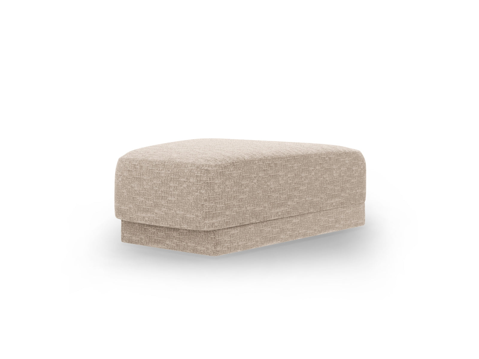 Eleganter Miley Pouf von Micadoni in sanftem Beige, ideal für gemütliche Akzente und vielseitige Nutzung in jedem modernen Zuhause.