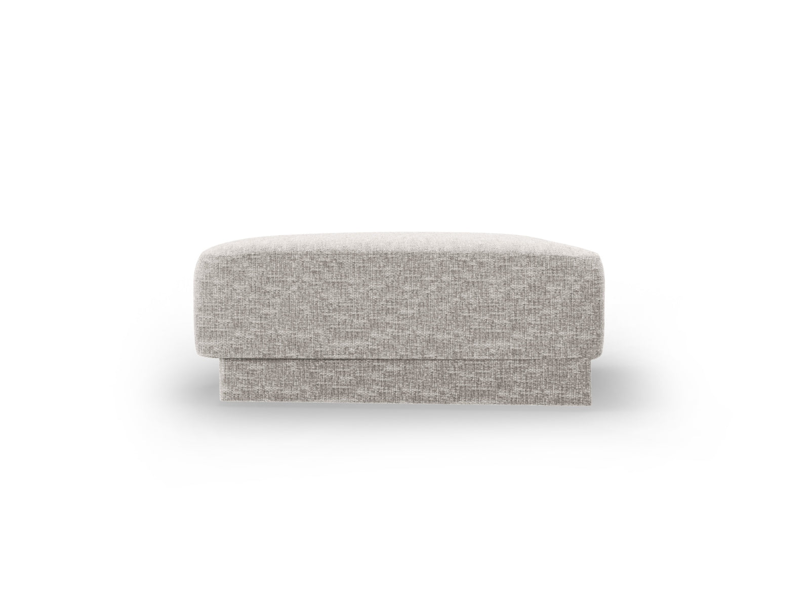 Moderner Miley Pouf in schickem Grauton von Micadoni, ideal für gemütliche Sitzgelegenheiten und geschmackvolle Wohnakzente.