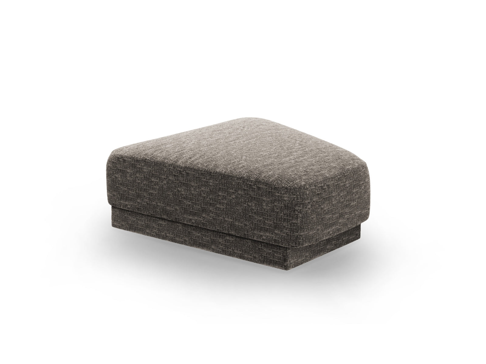 Stylischer Miley Pouf in elegantem Grau, ideal für zusätzliche Sitzplätze oder als dekorative Ablage. Perfekt für jedes Wohnambiente.