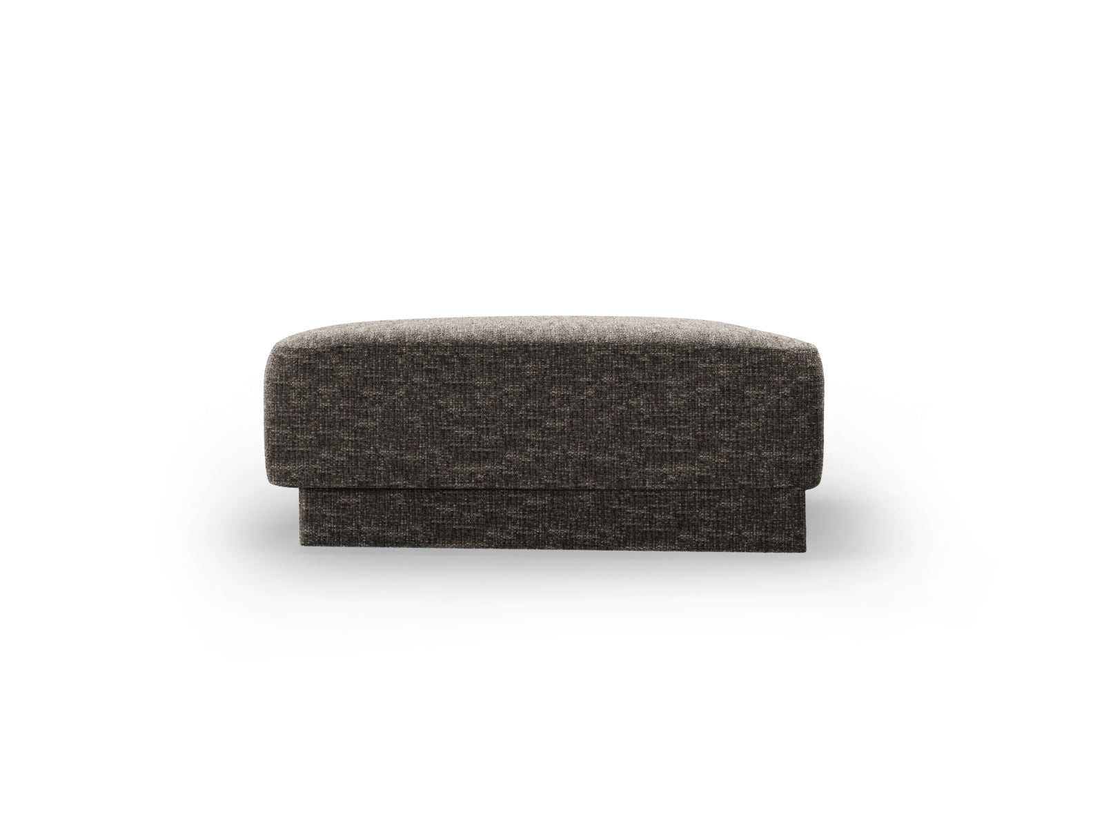 Eleganter Miley Pouf in trendigem Grau, ideal für zusätzliche Sitzplätze oder als dekorative Ablagefläche. Perfekt für jedes Wohnambiente.
